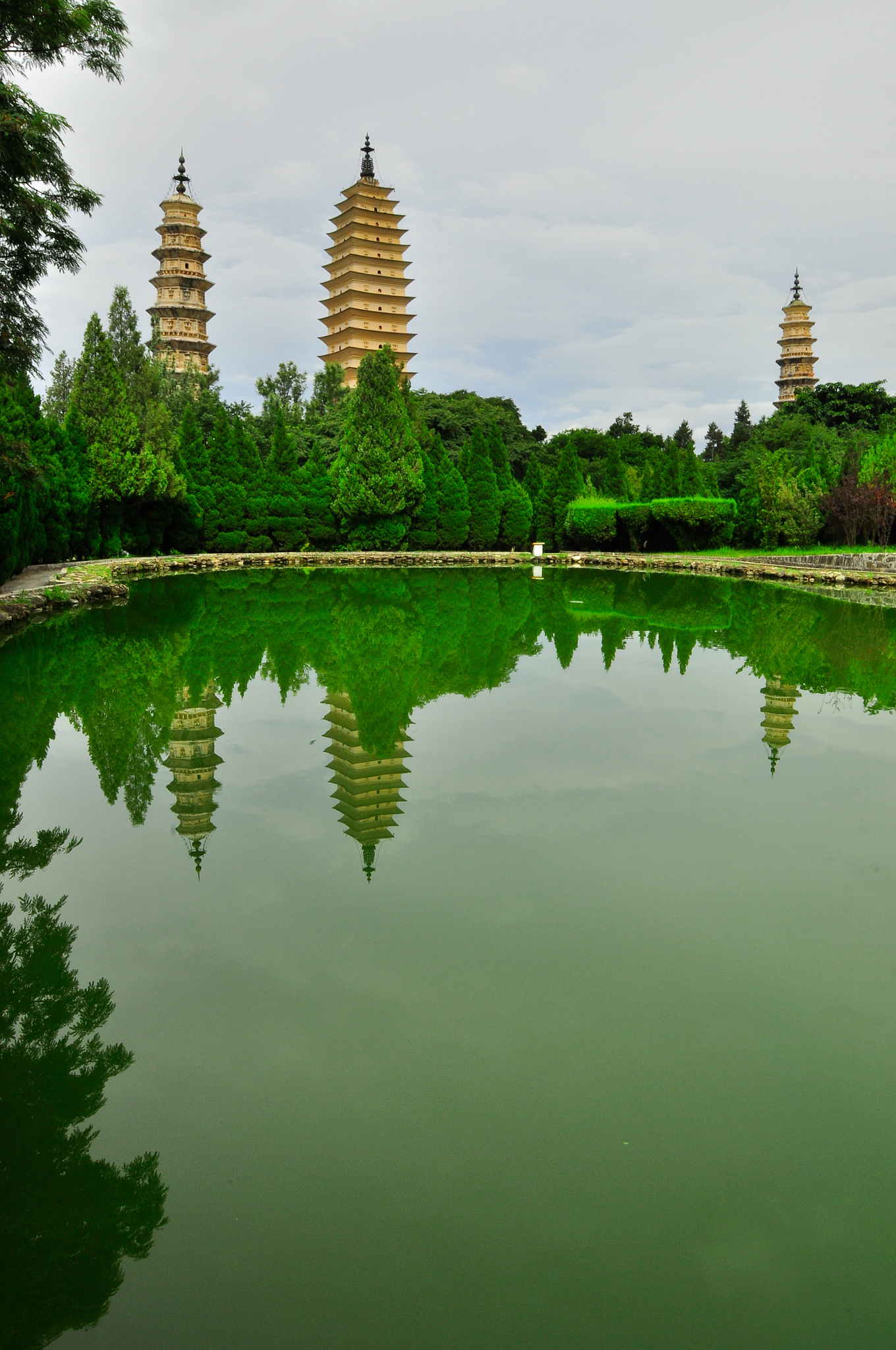 rebuild song dynasty town in dali, yunnan province, china.