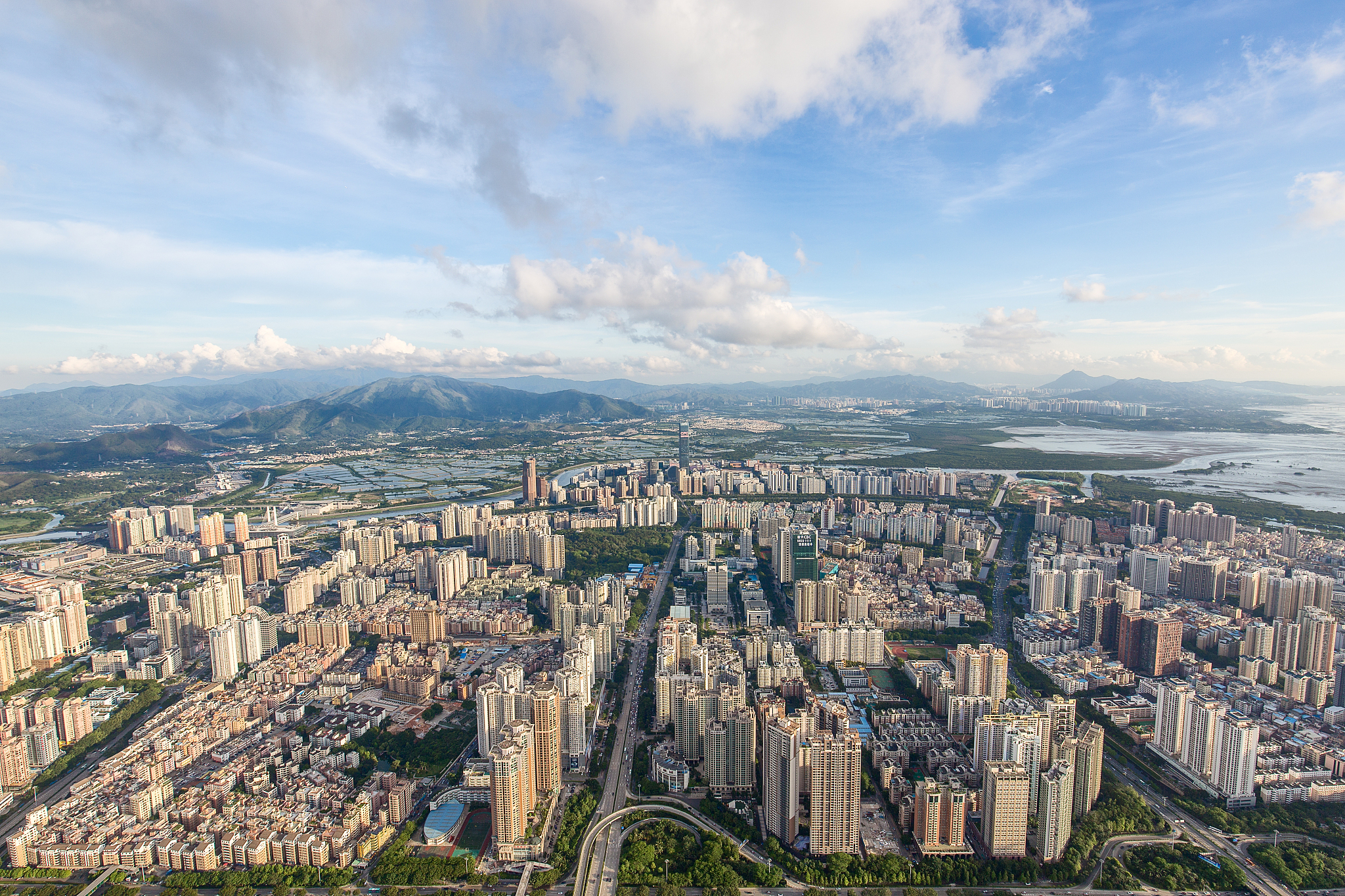 深圳俯瞰全景