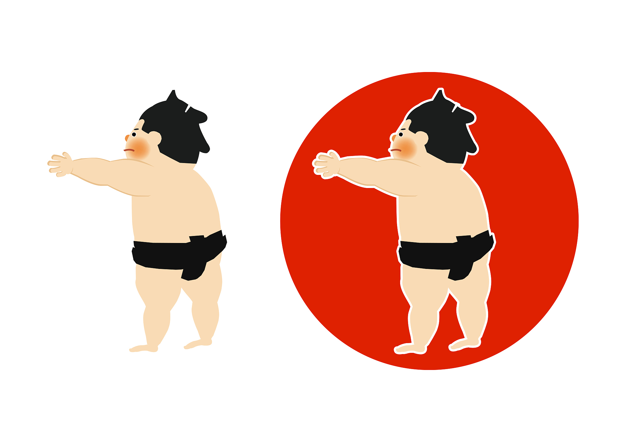 sumo.it is traditional japanese national sport.