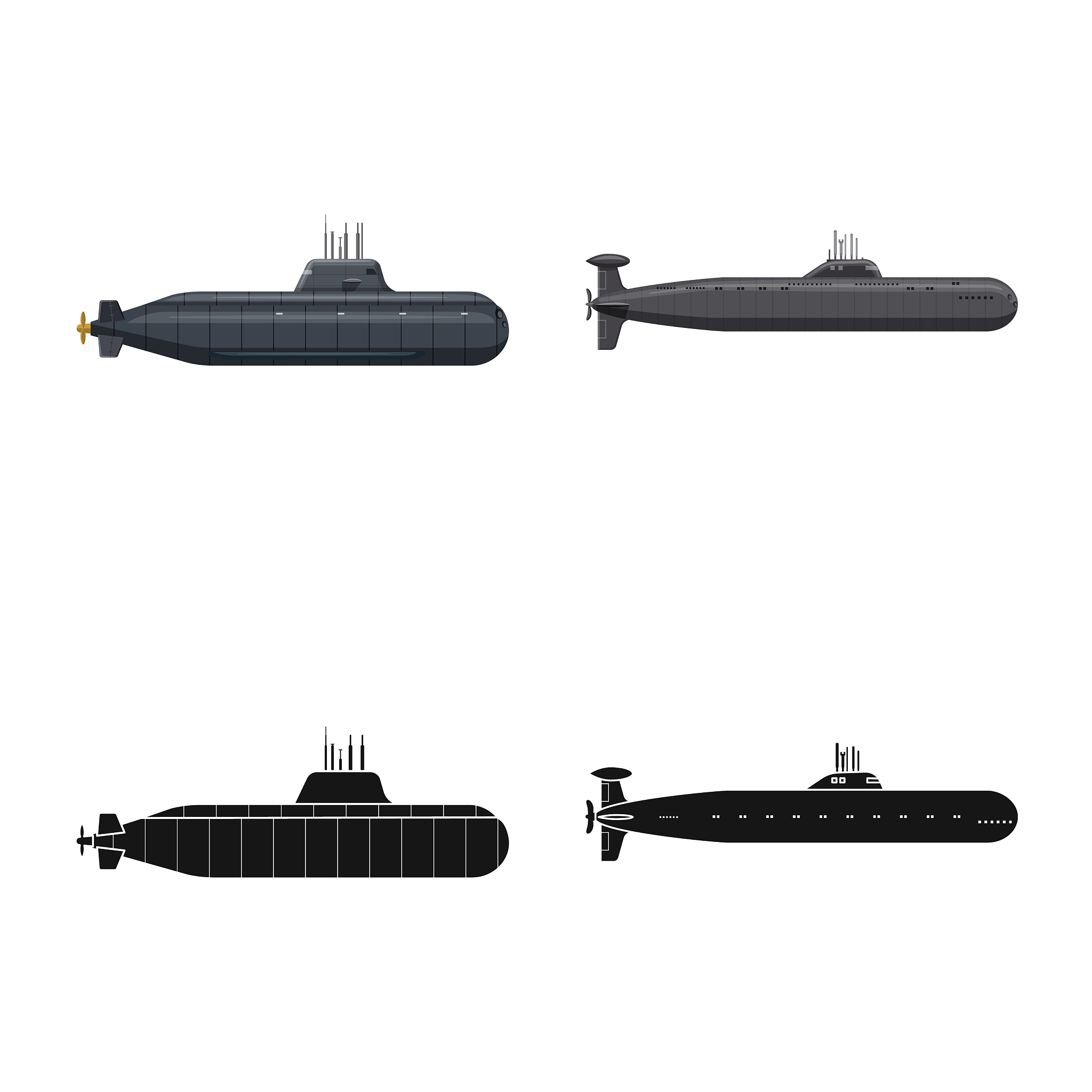 isolated object war and ship icon set war