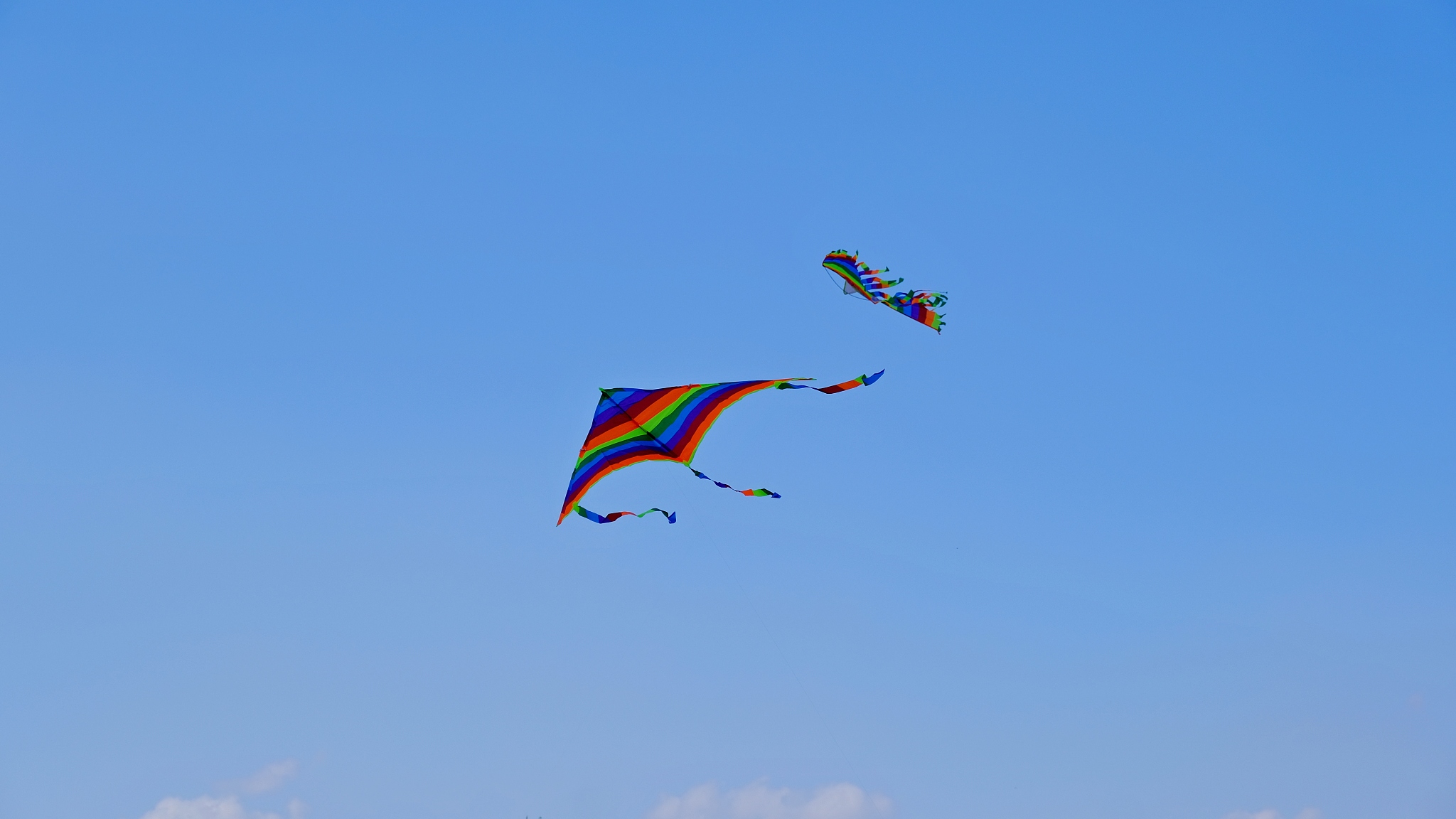children's toy. children fly a flying kite.