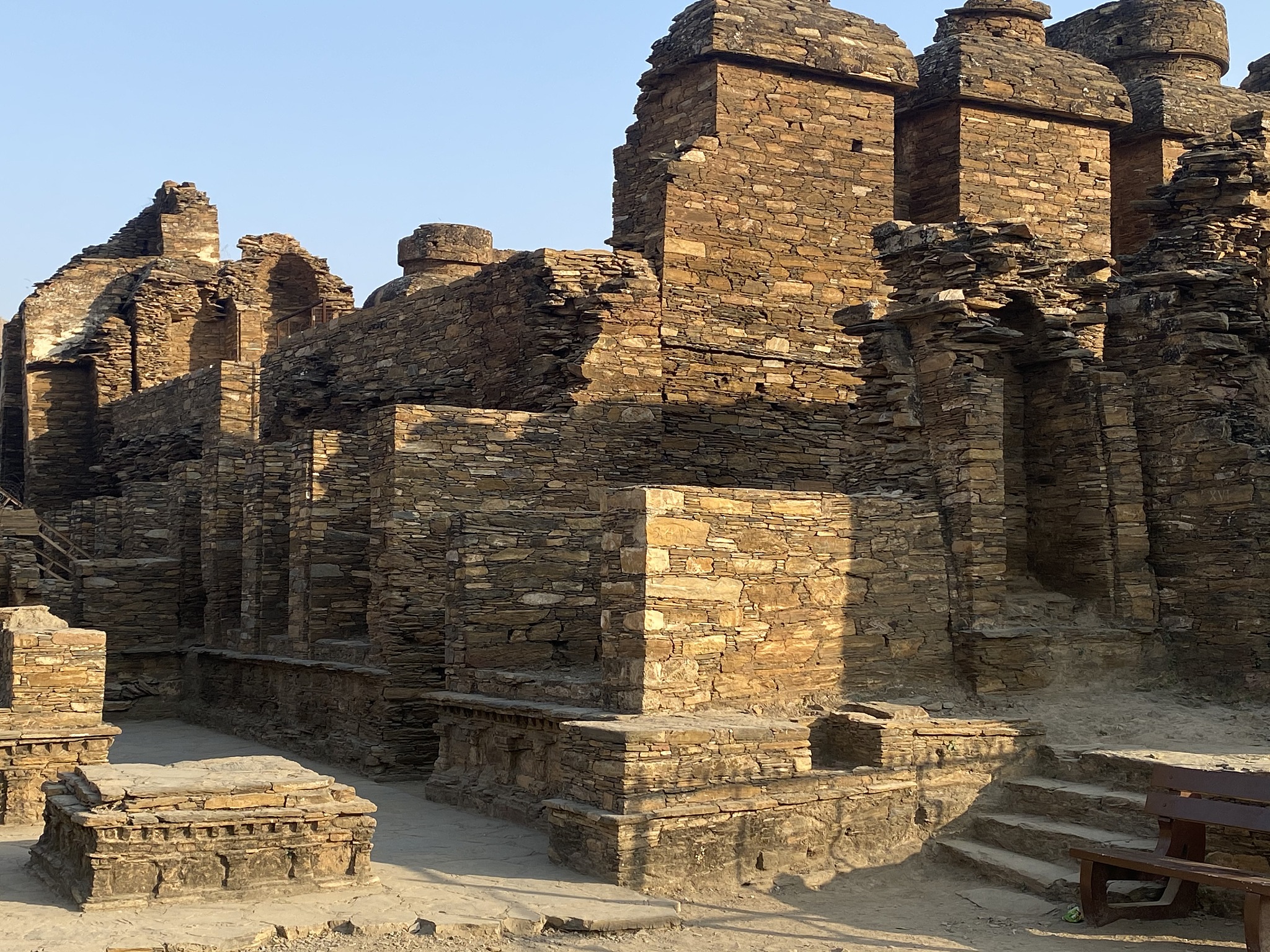 first century ruins of buddhist monastery