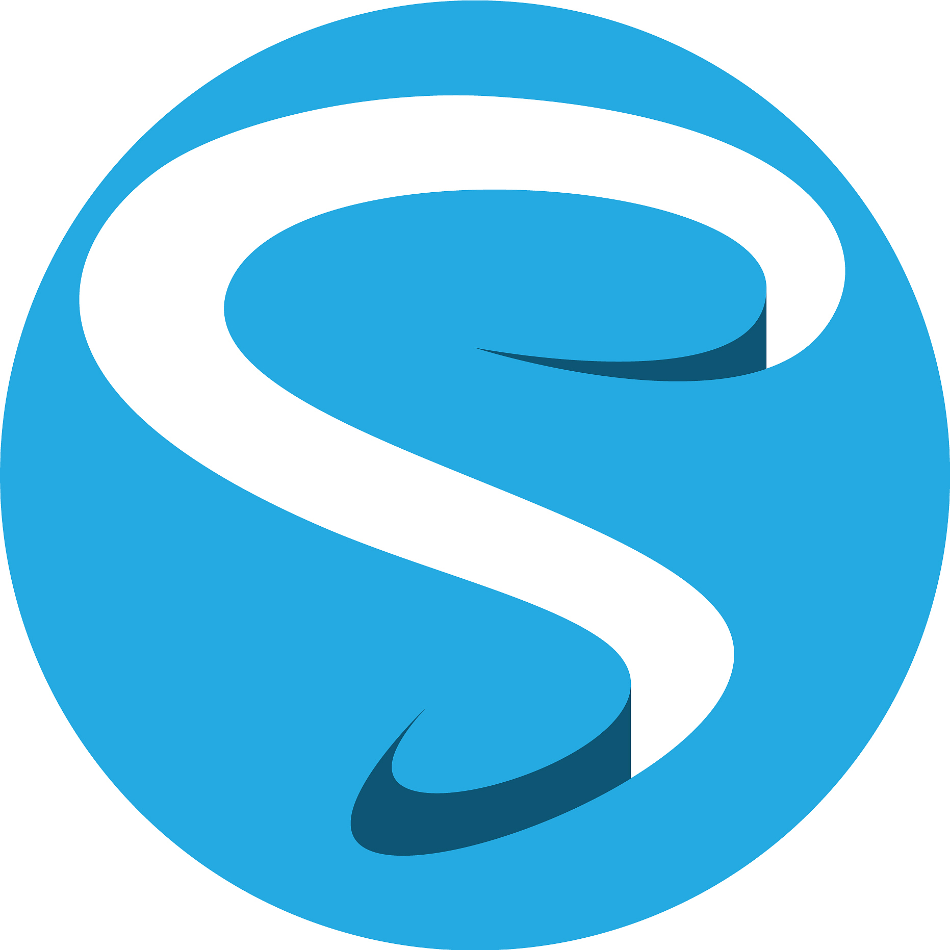 business corporate letter s logo design