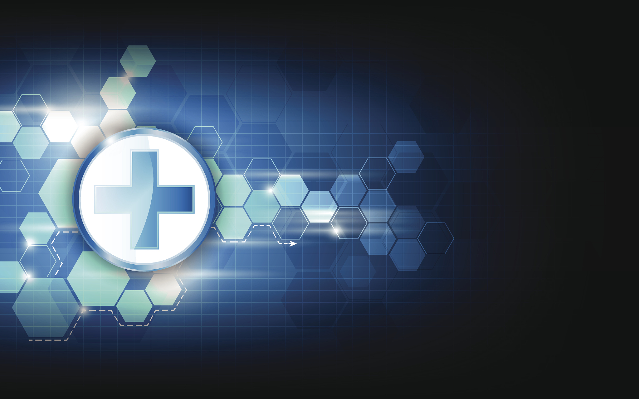 vector medical innovative concept background