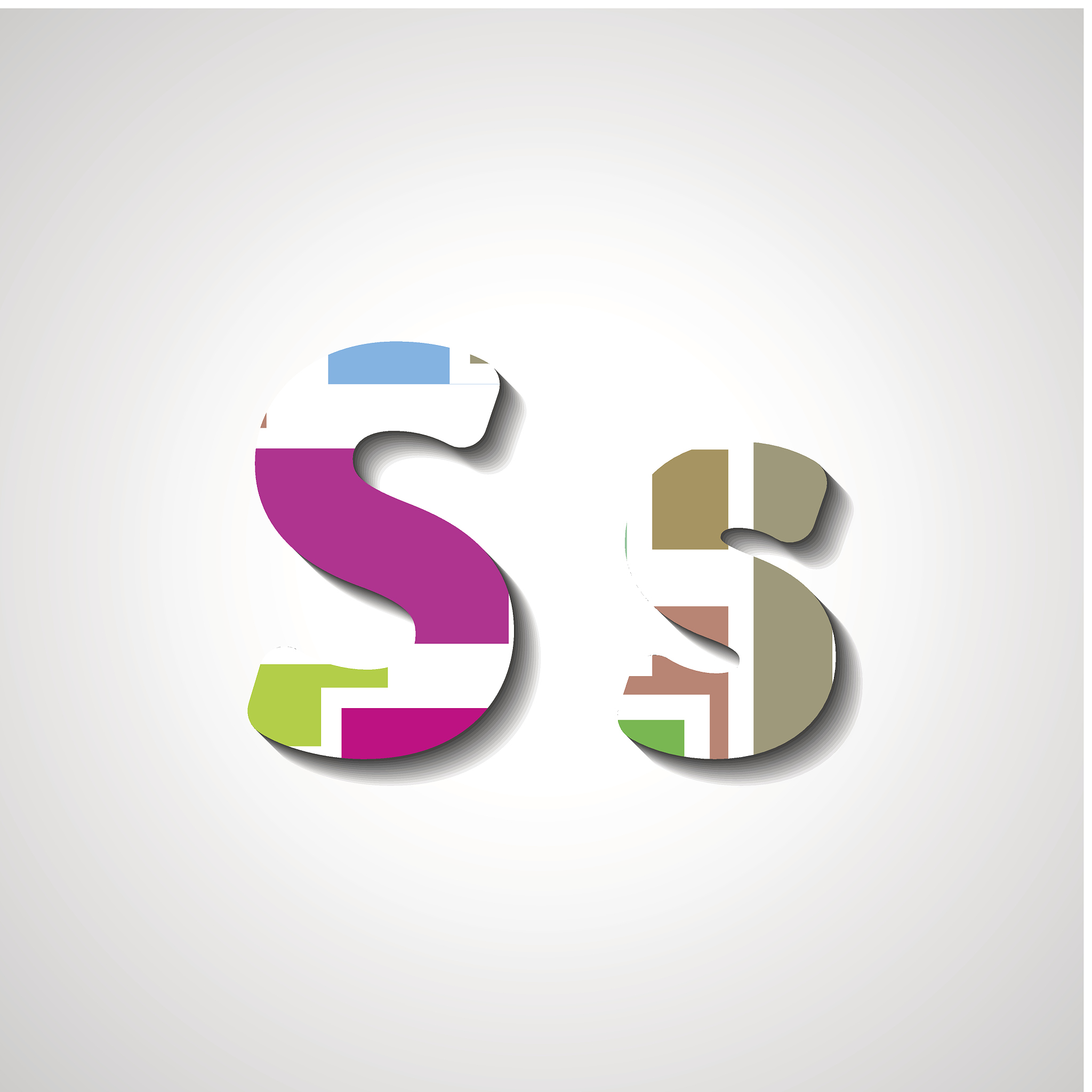 colorful letter alphabet