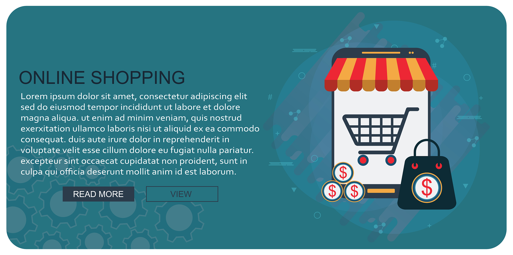 online shopping - illustration