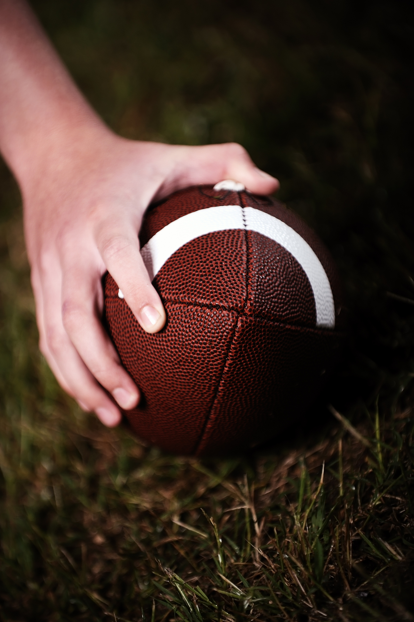hiking a football