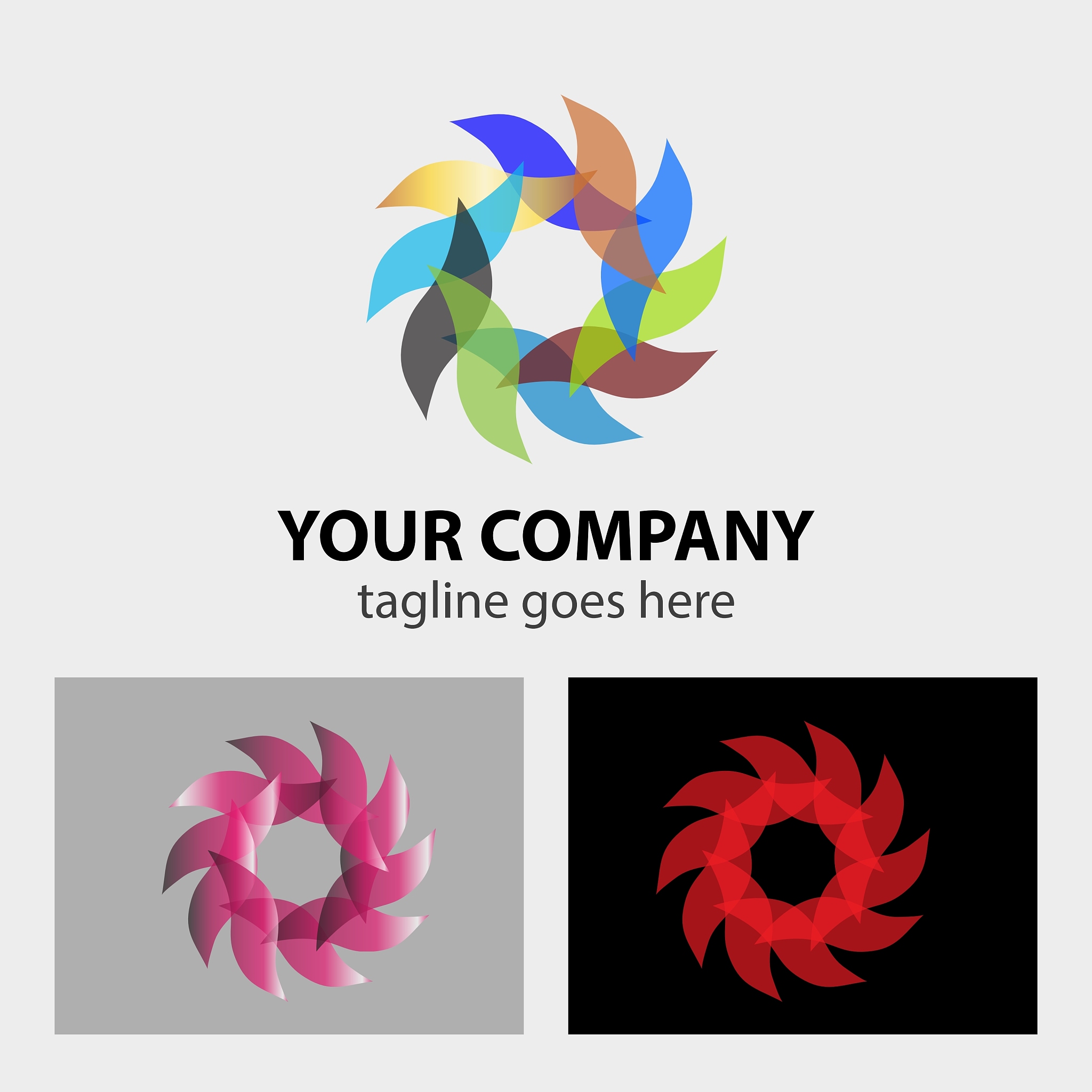 以晚霞为名做一个logo 展开头脑风暴