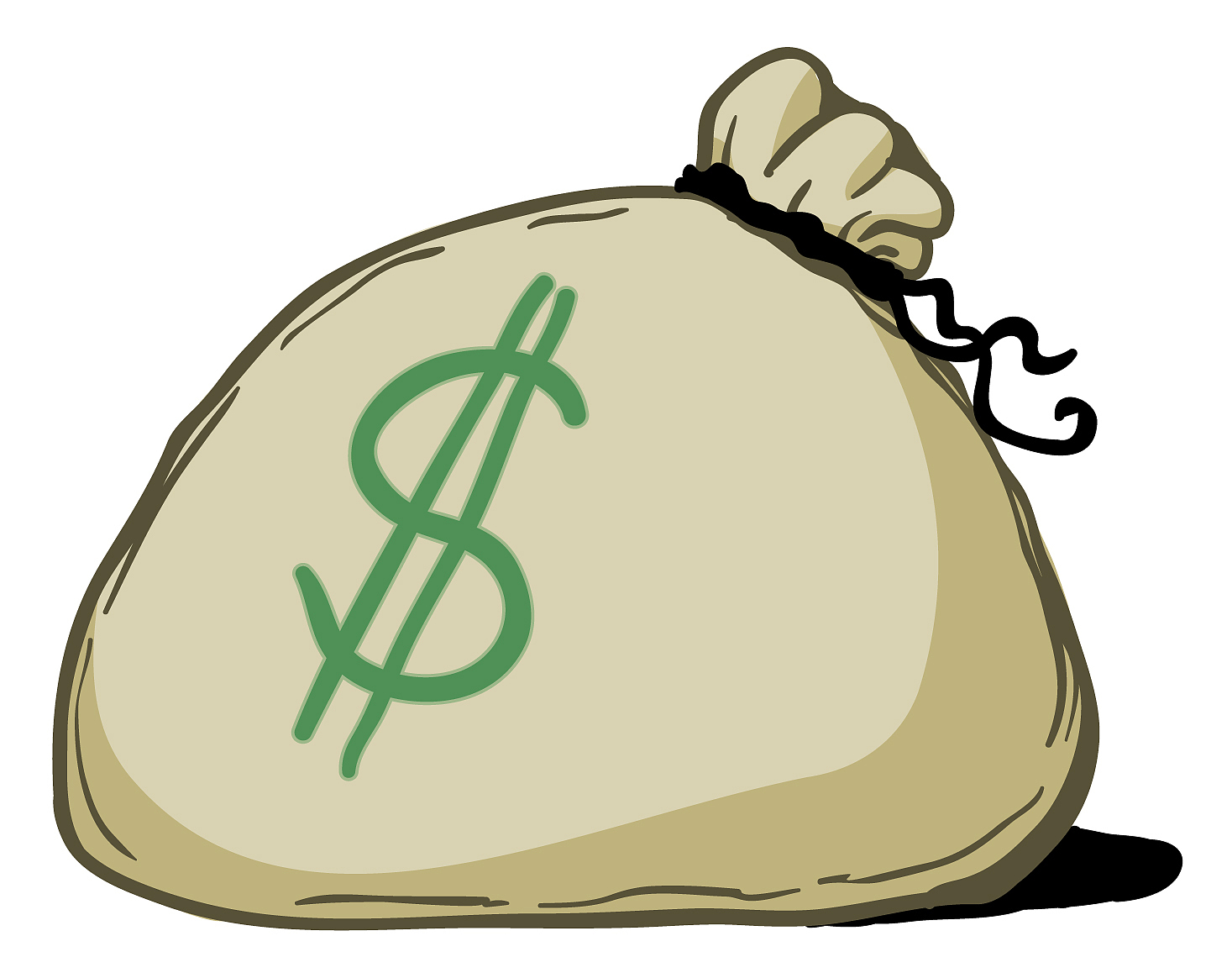 money bag drawing