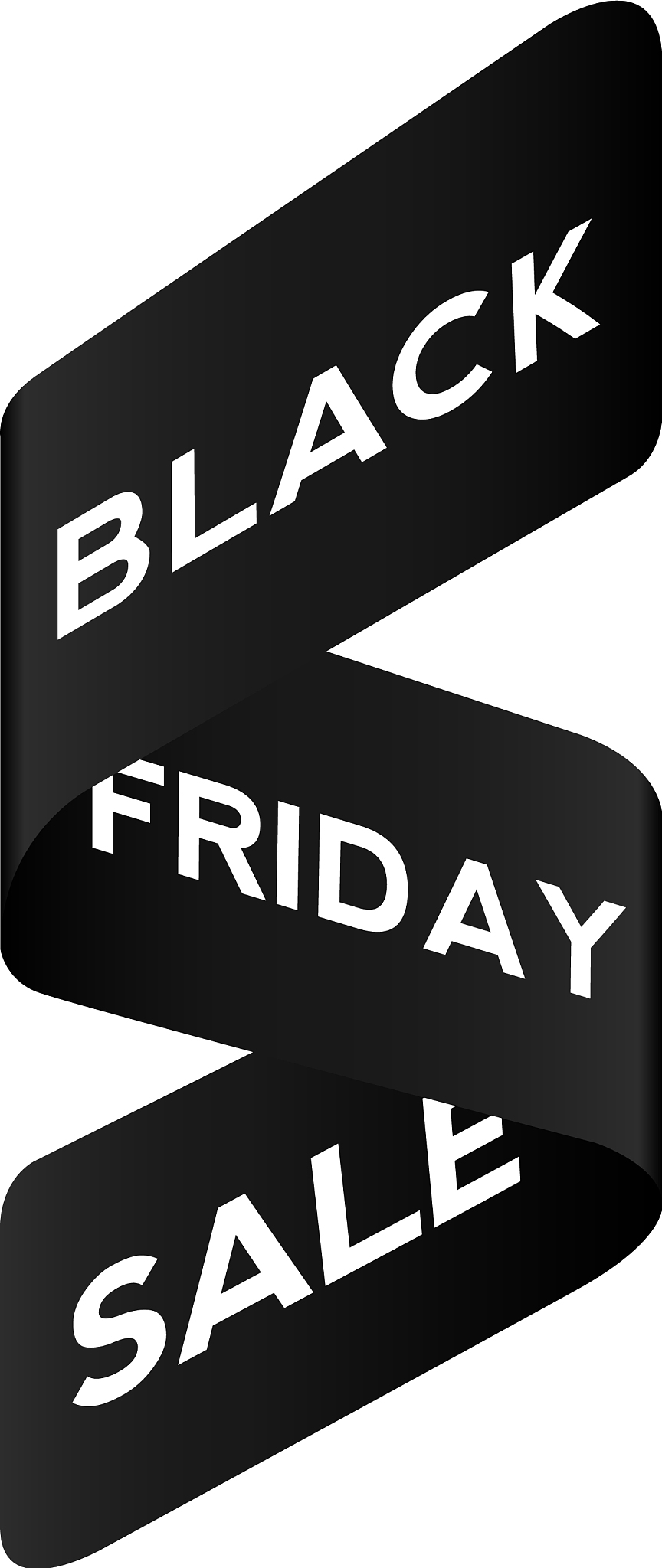 black friday ribbon
