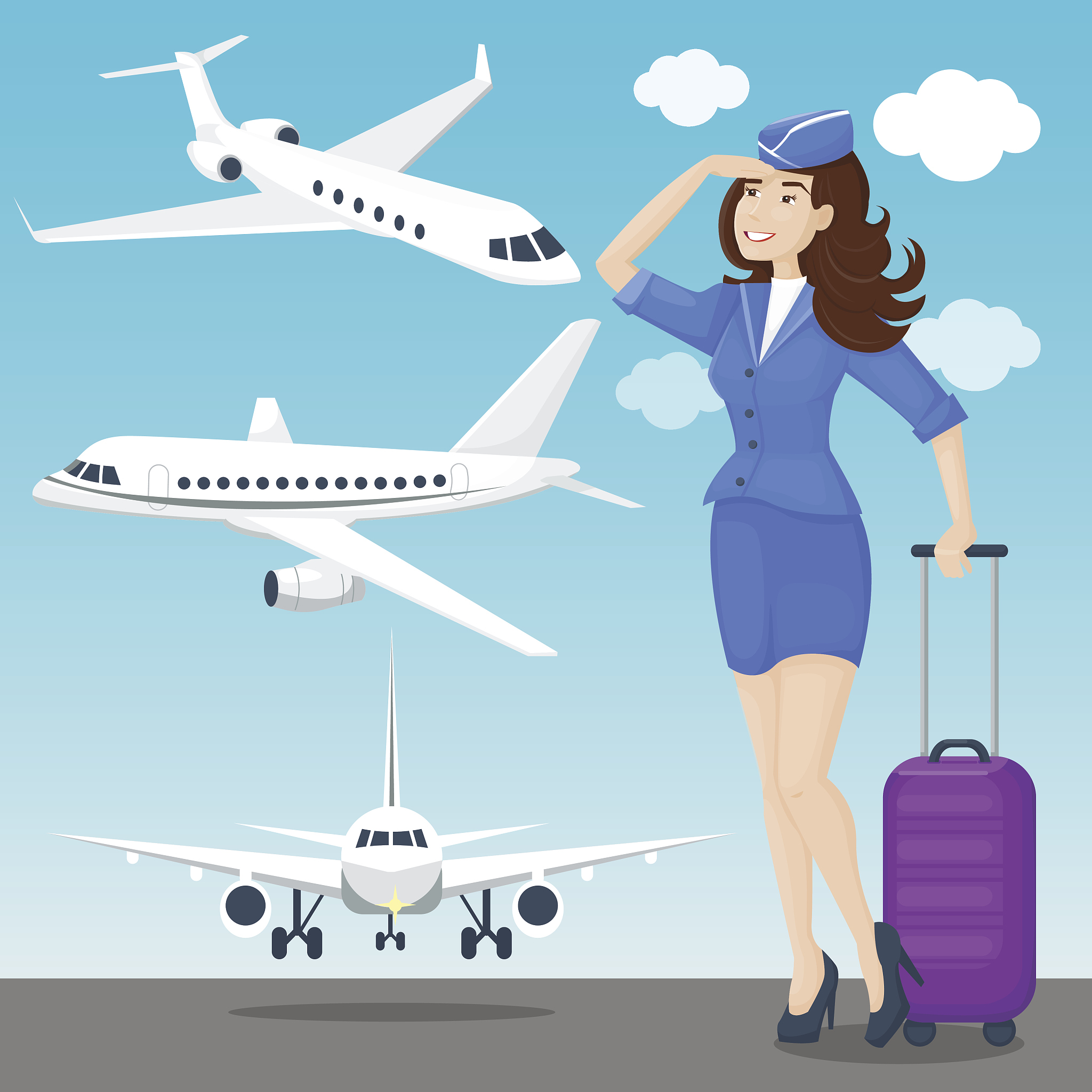 初中毕业读贵阳航空乘务专业怎么样