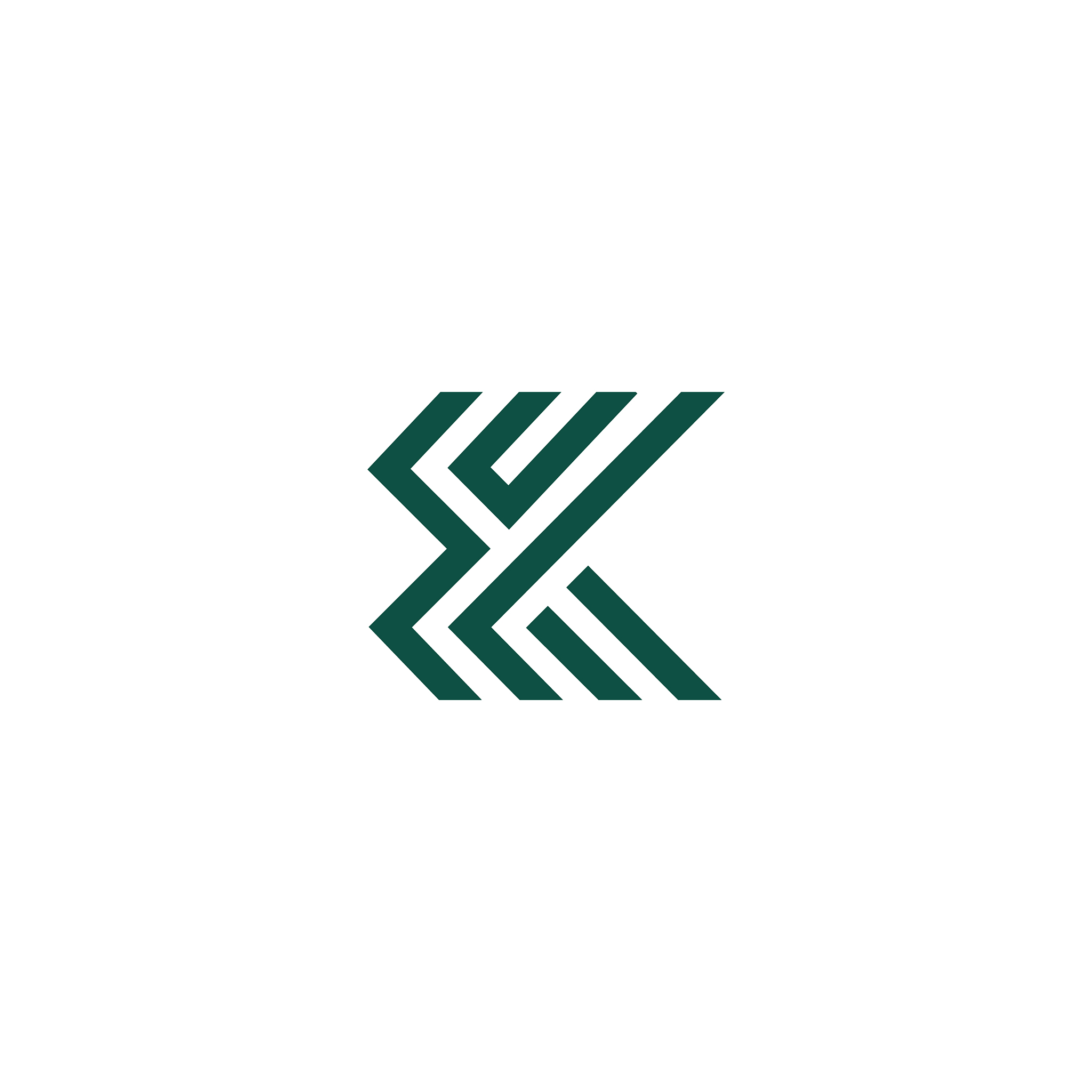 initial letter k logo design template
