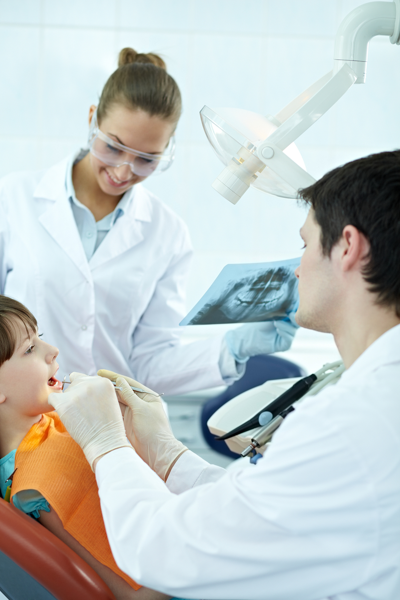 checking teeth