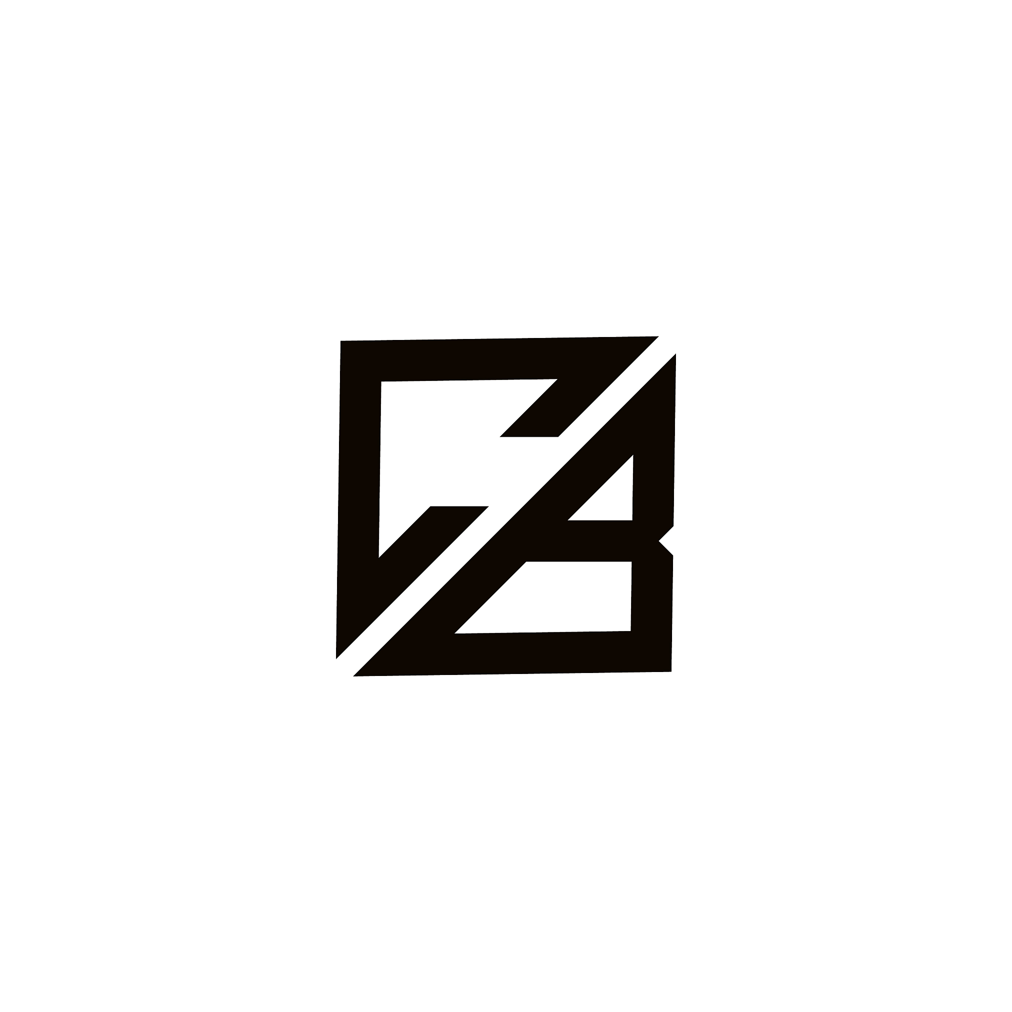 cb letter logo icon design template elements