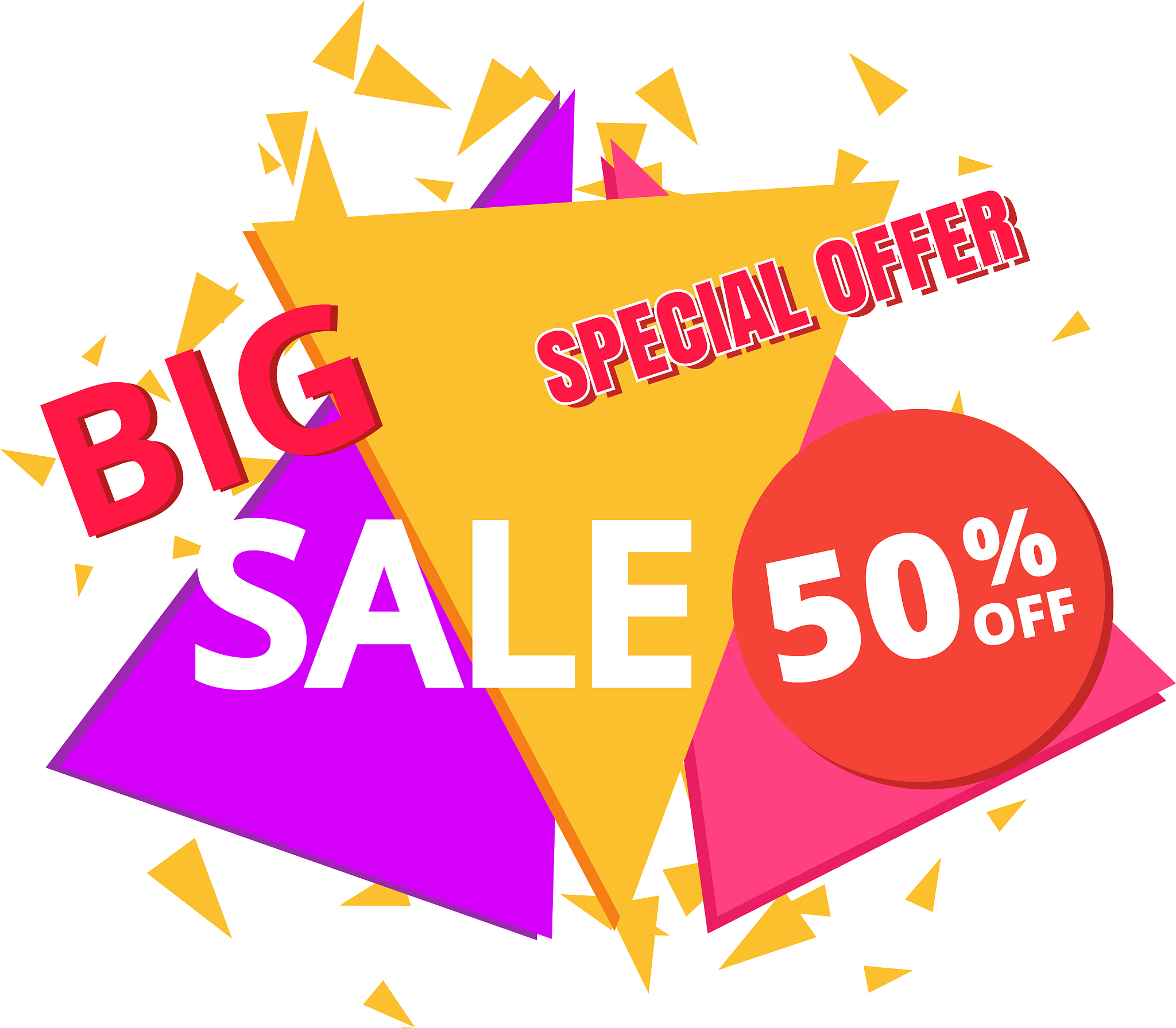 big sale poster banner big sale clearance