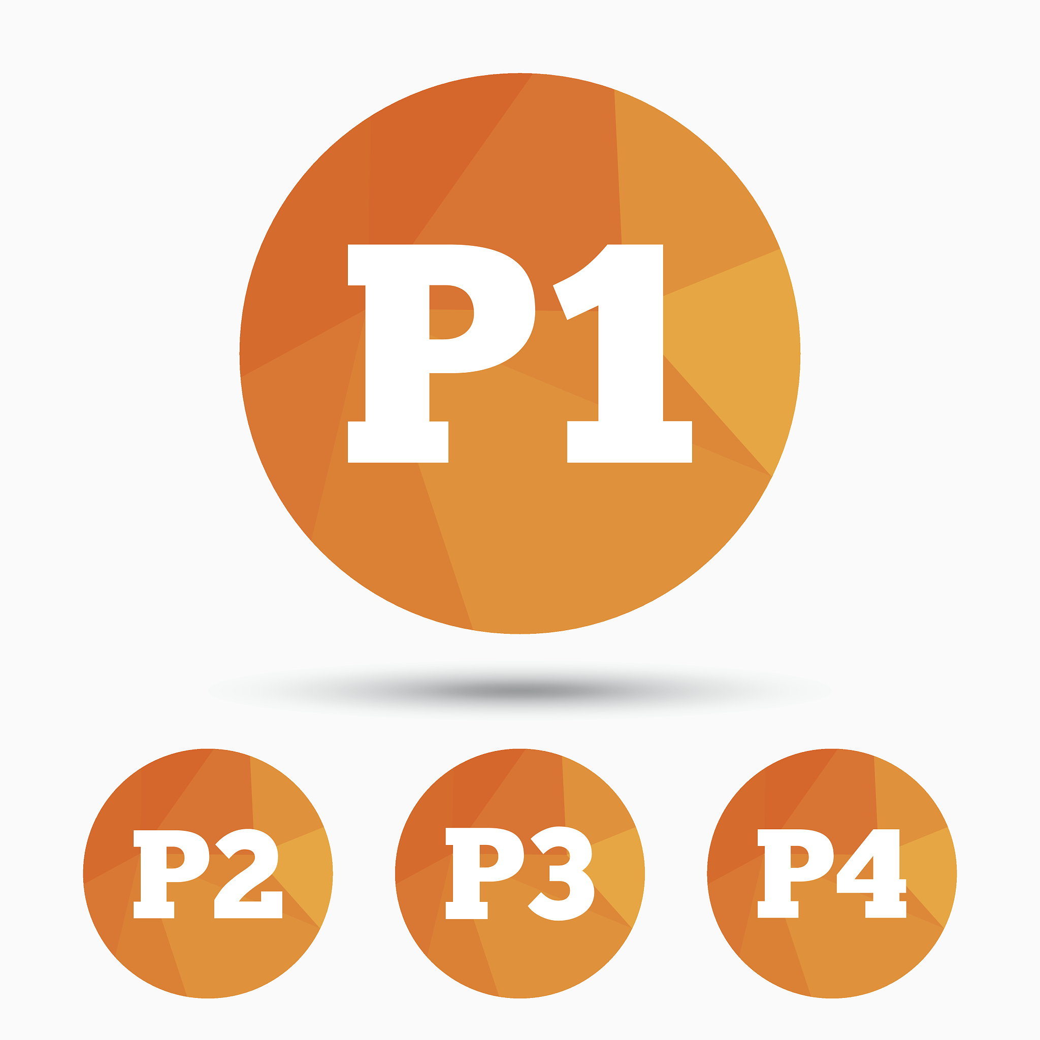 car parking icons. first and second floor sign.