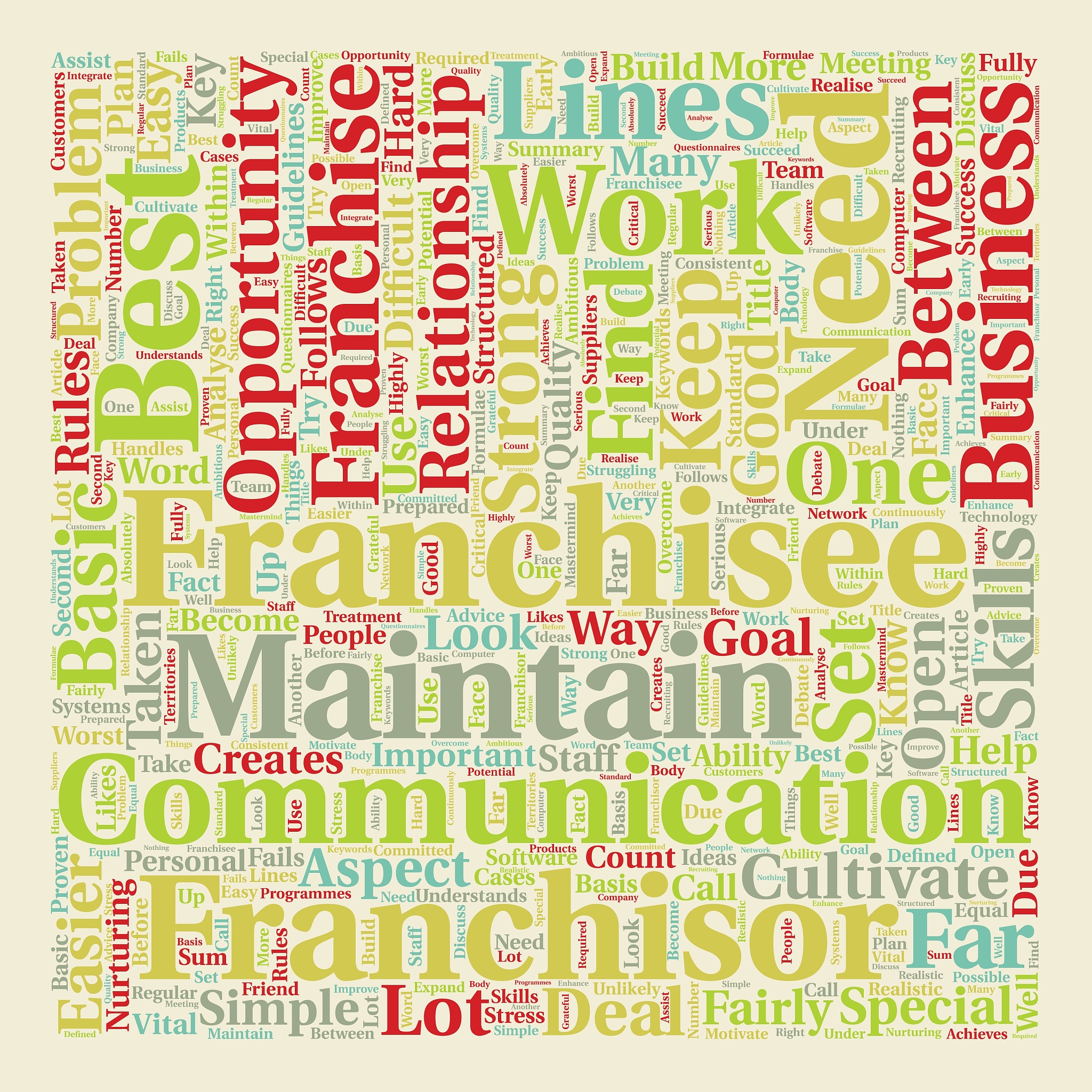the best franchisees will enhance your business
