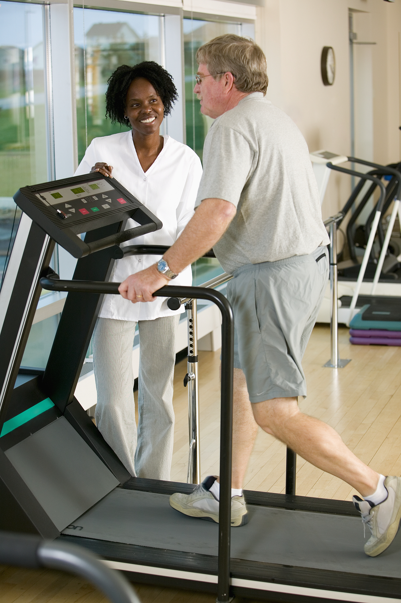 man in physical therapy