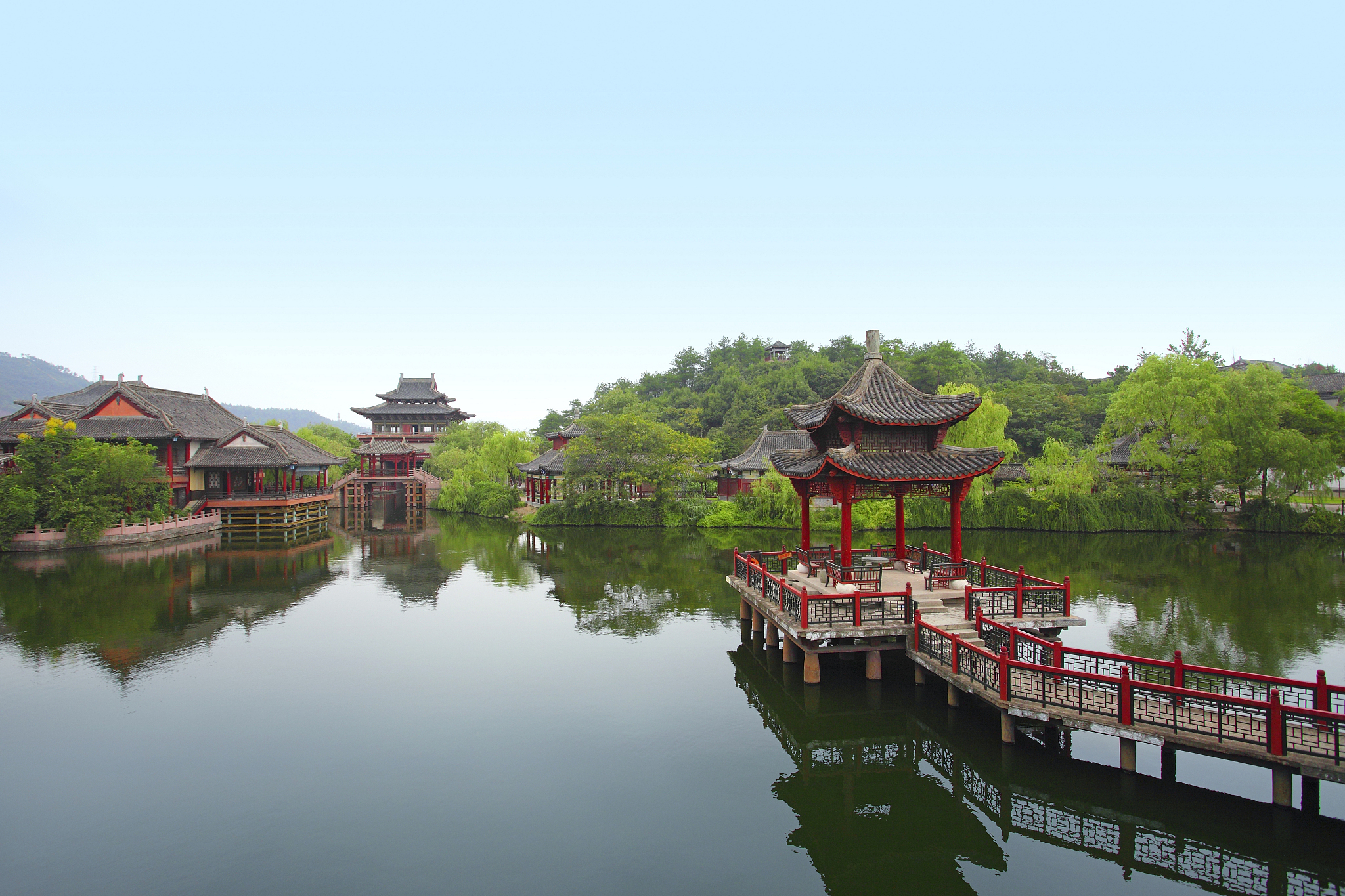 浙江横店宋代仿古建筑