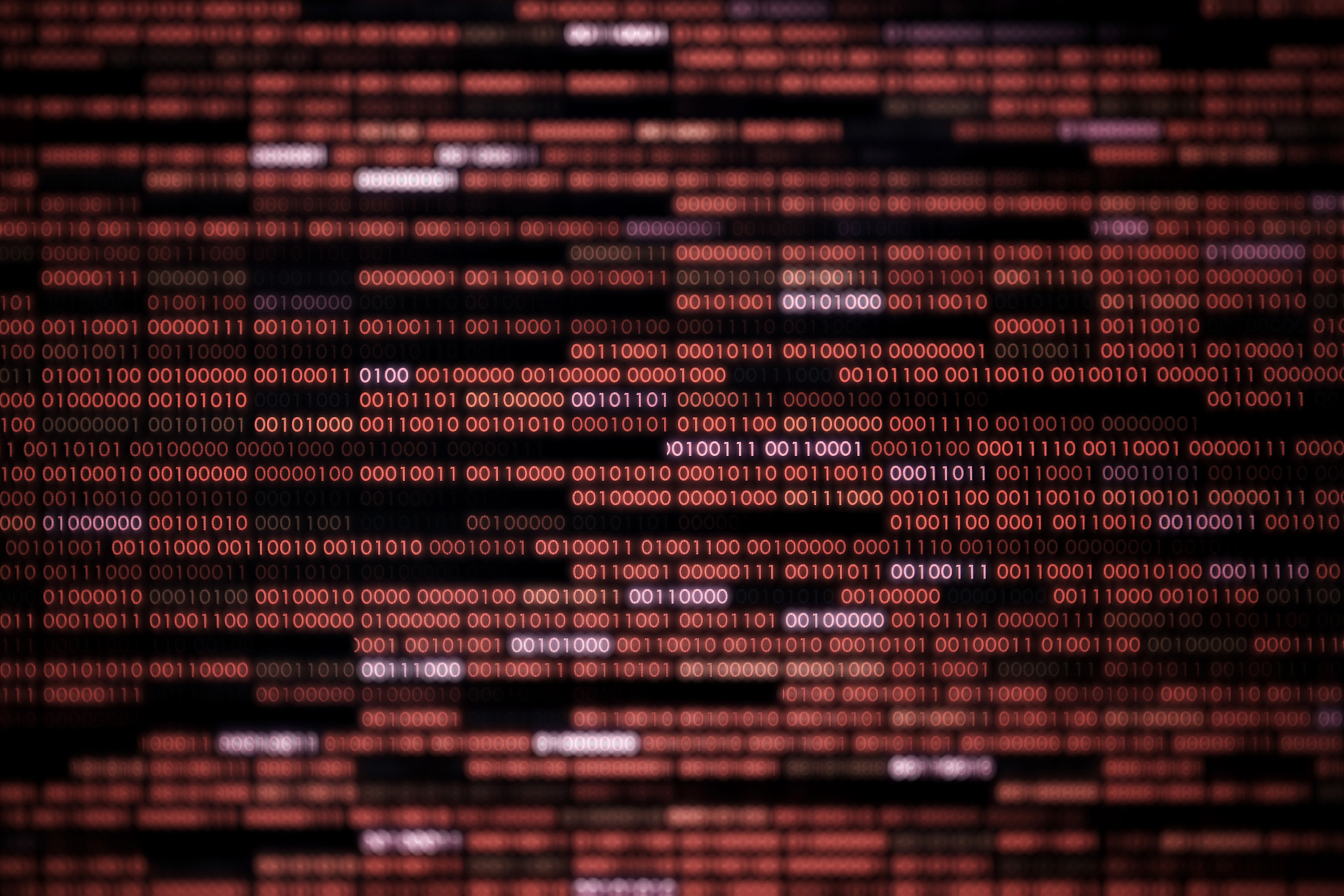 close-up of text on screen
