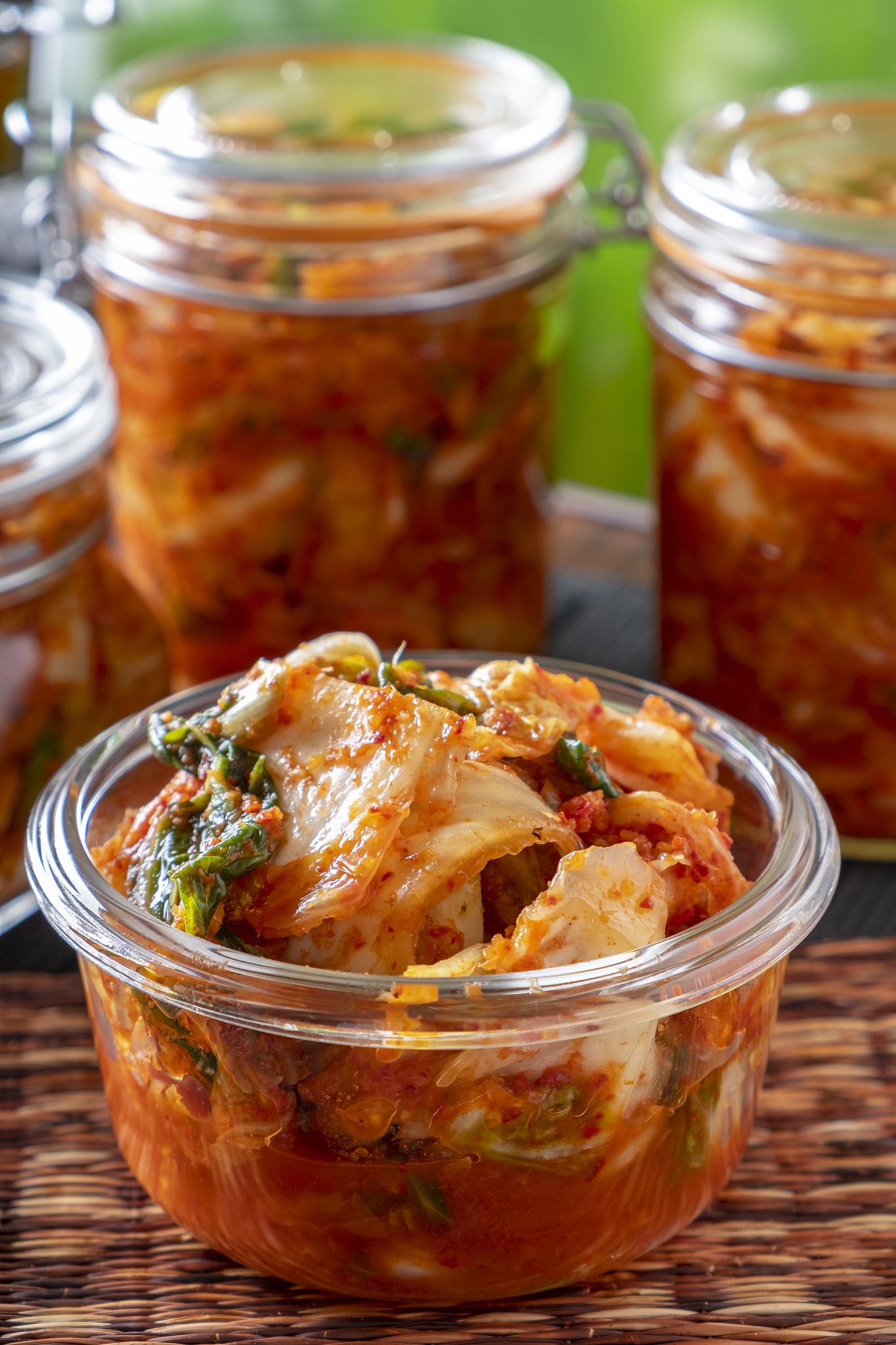 homemade kimchee