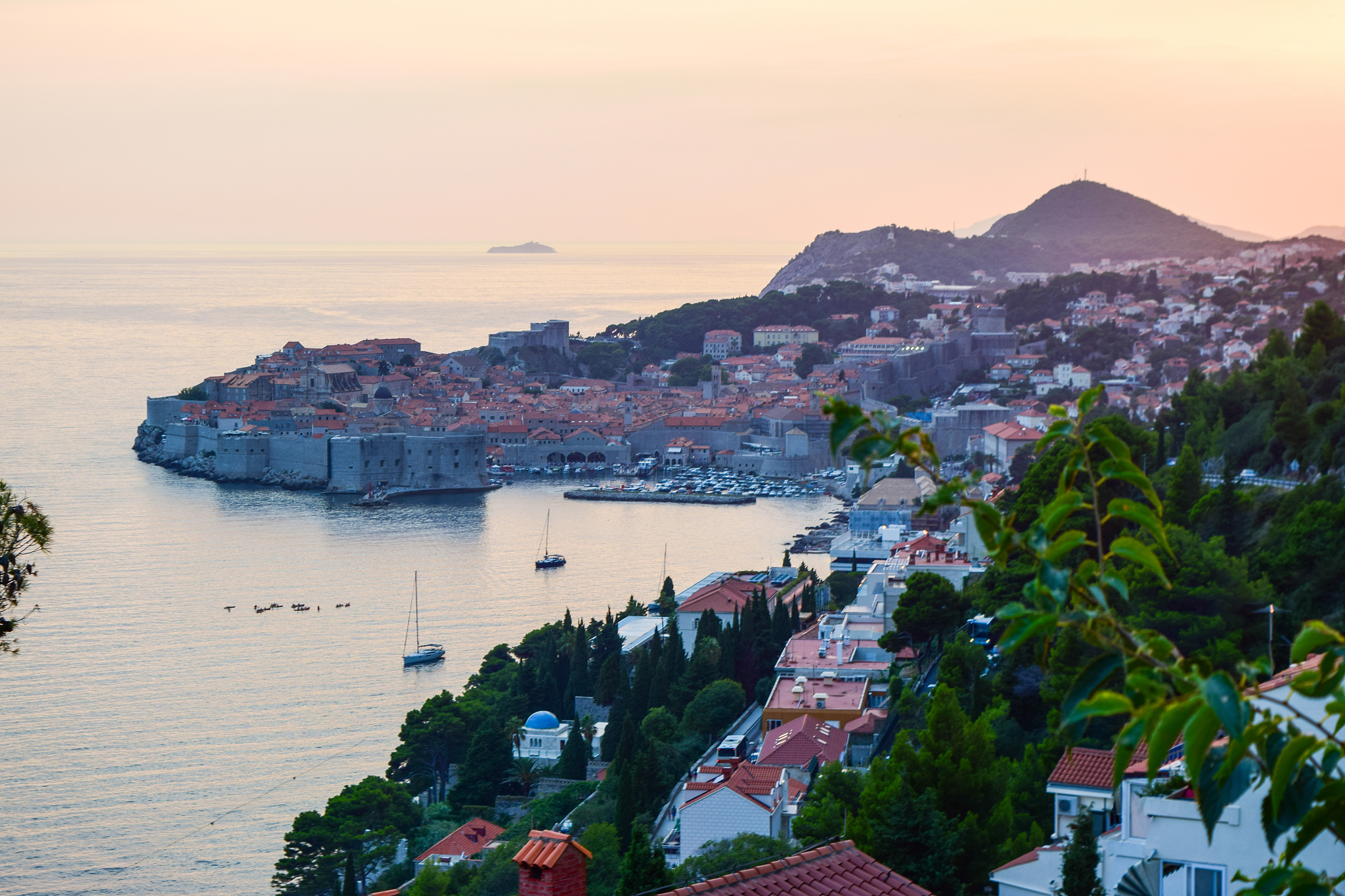 the dubrovnik cityscape.
