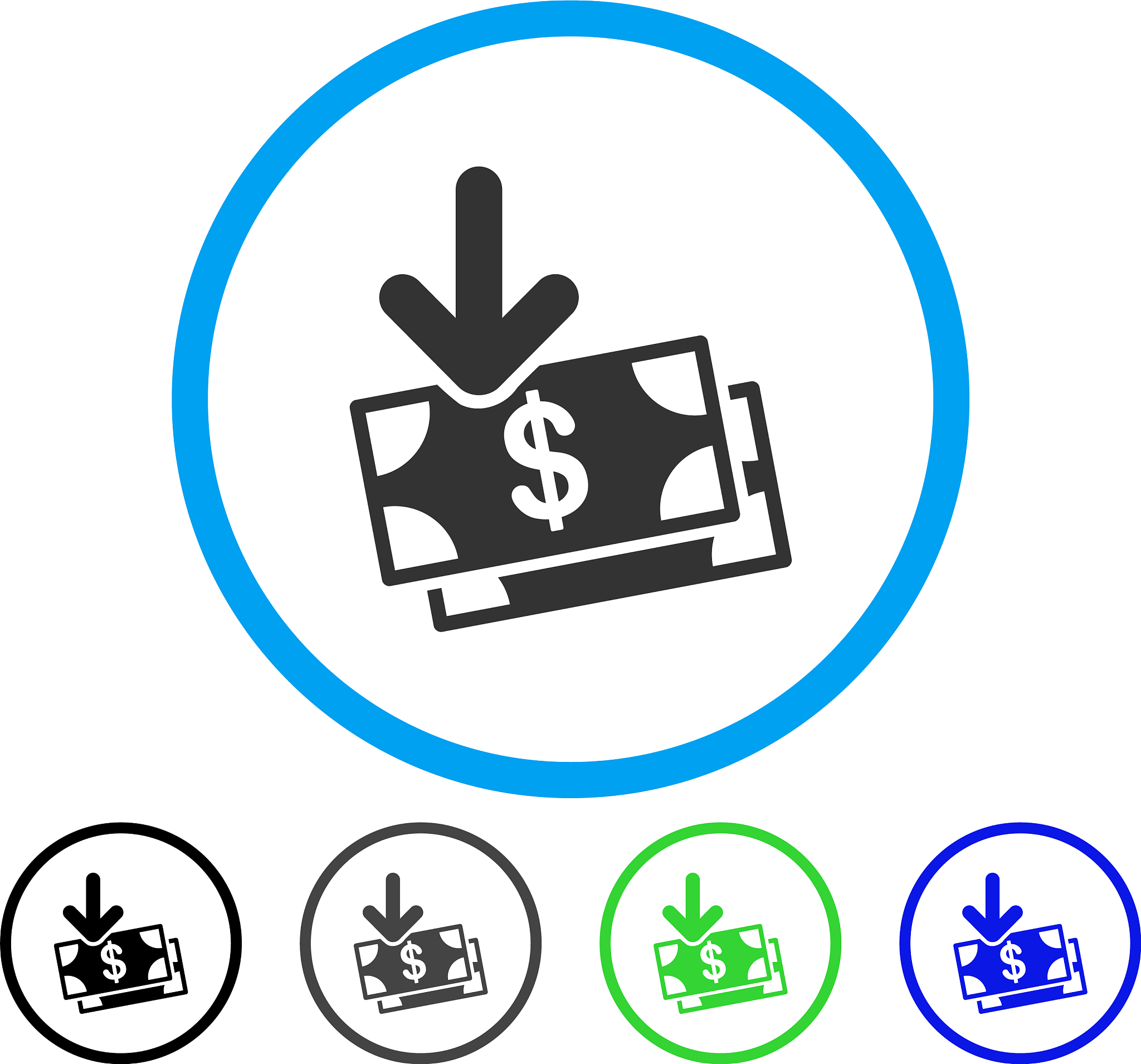 money income rounded icon