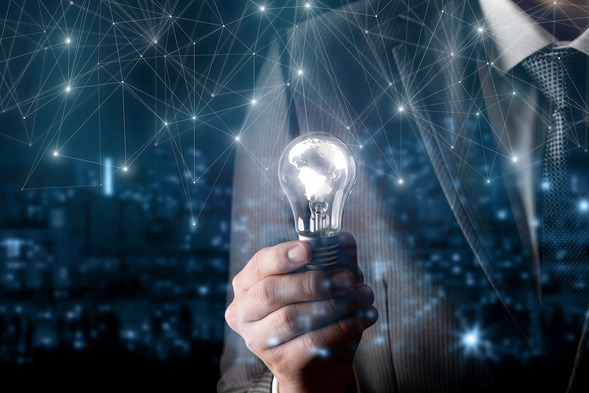 concept of global business idea.