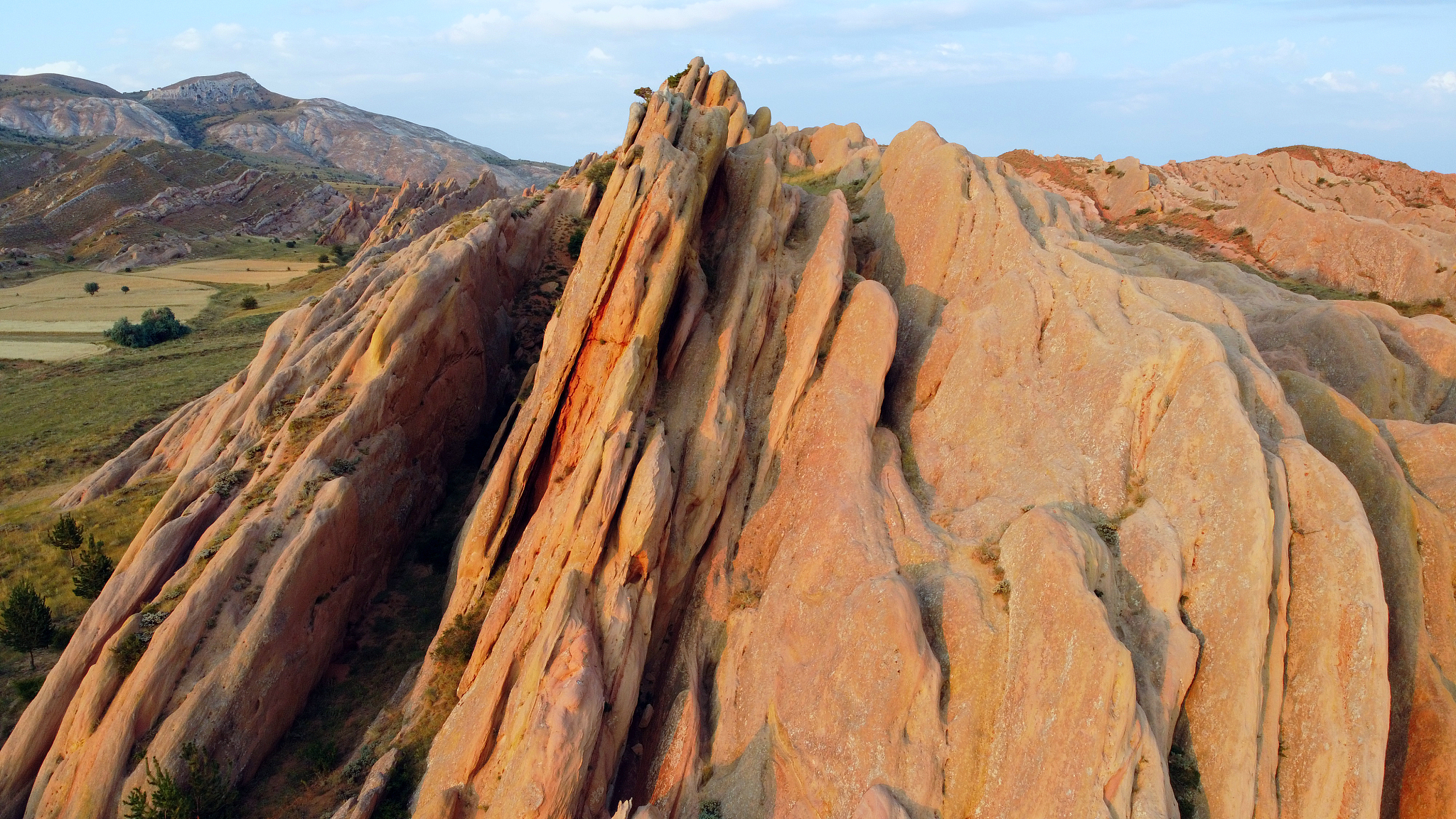 egribucak rocks, sivas city