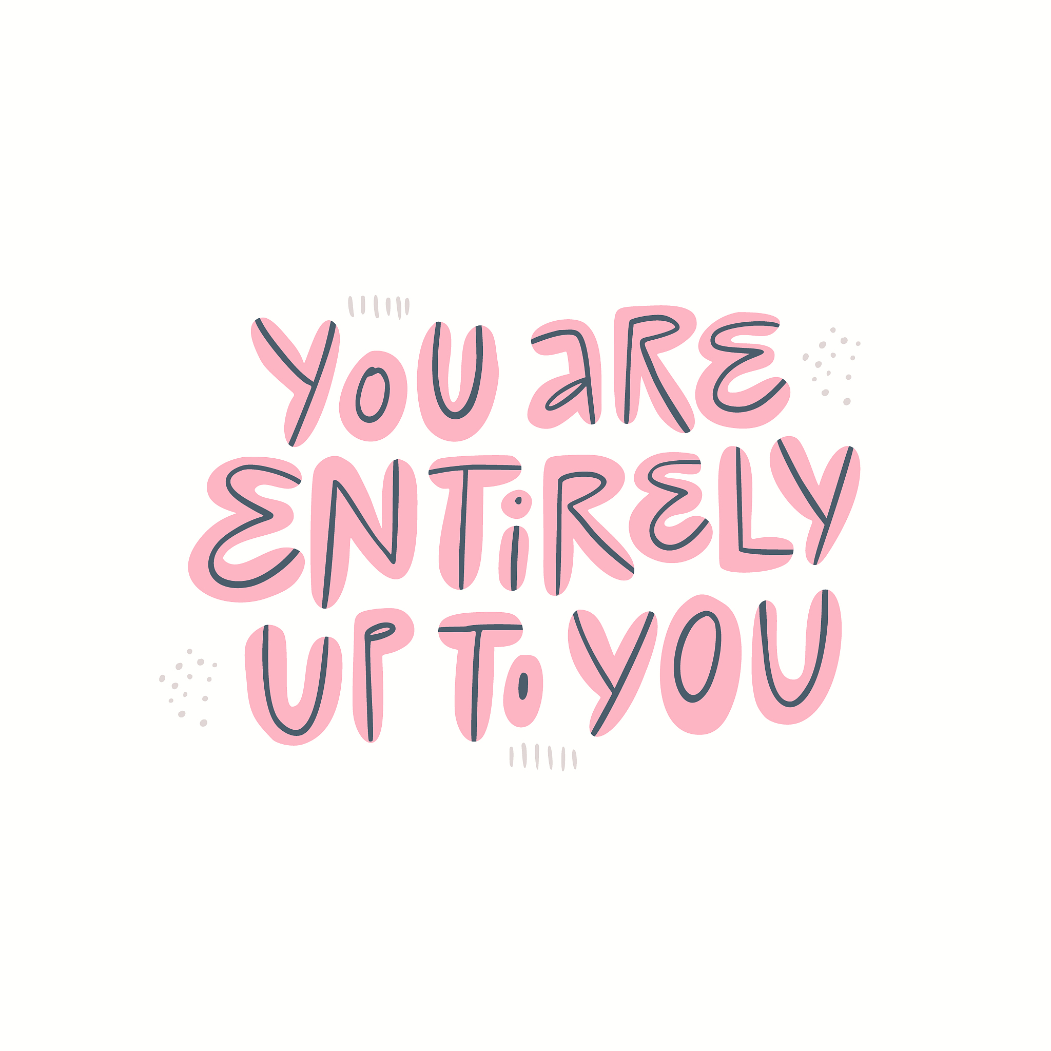 inspirational feminist quote vector illustration