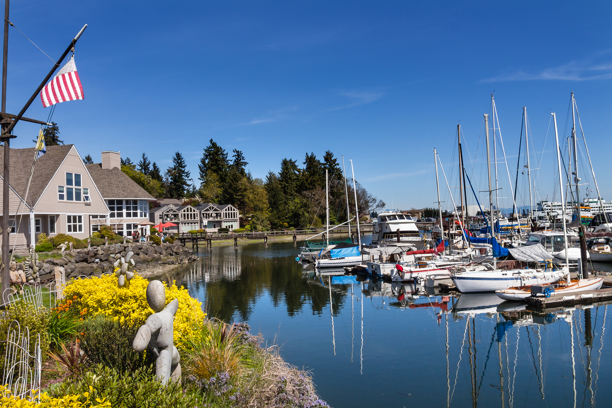 bainbridge island harbor puget sound washington state