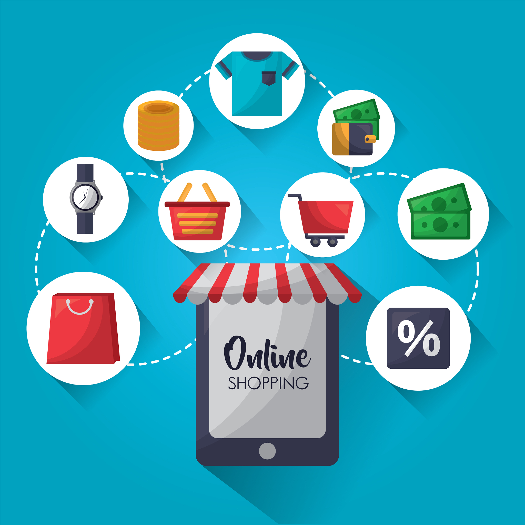 online shopping card