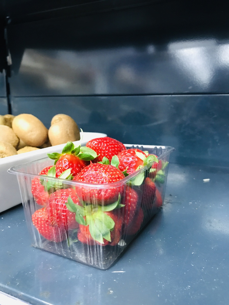 盒子状新鲜草莓保装
