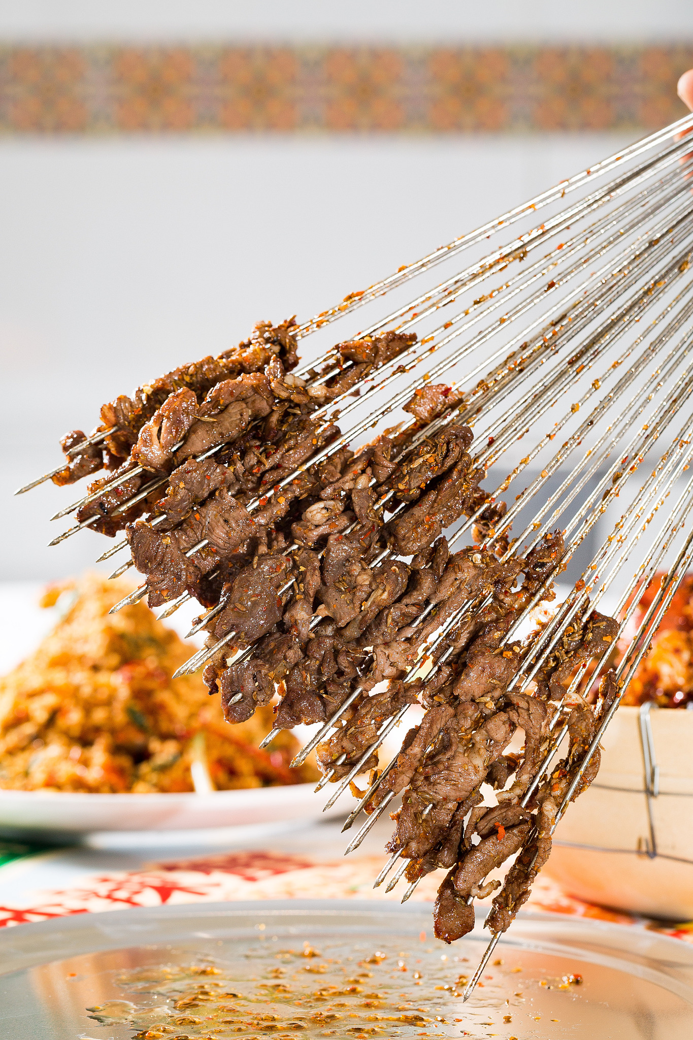 羊肉串沾的黄汁配方