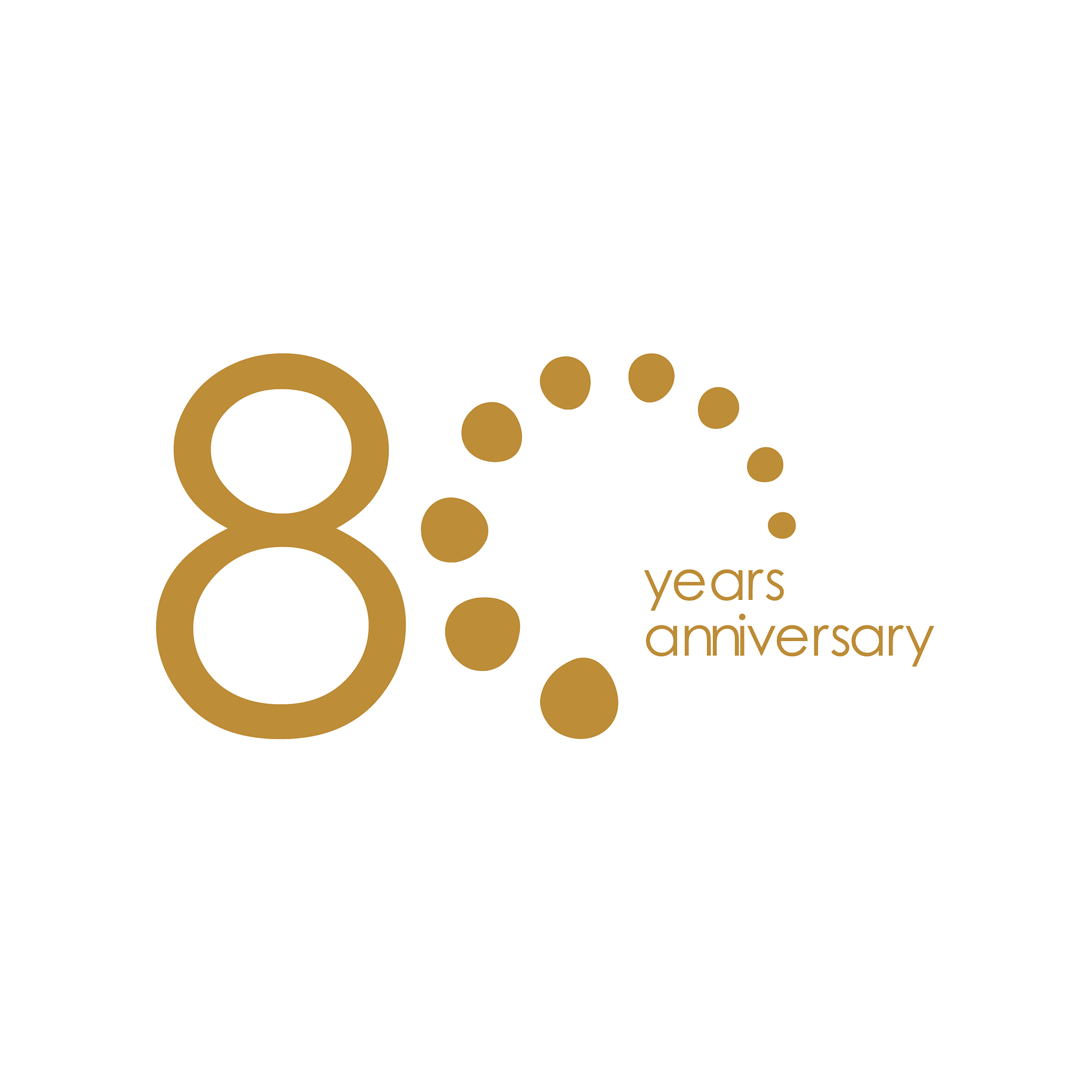 80 year anniversary template design