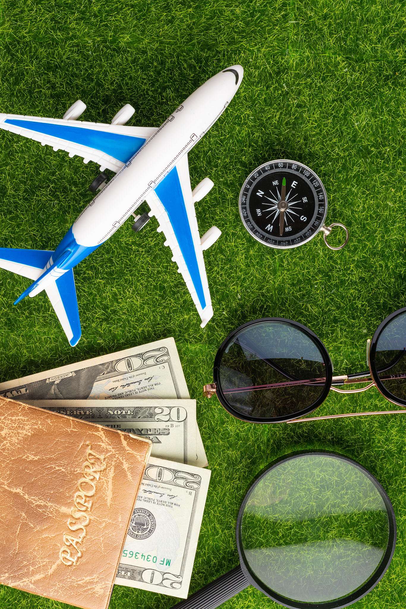 background for travel and vacation. weekend, summer mood. airpla