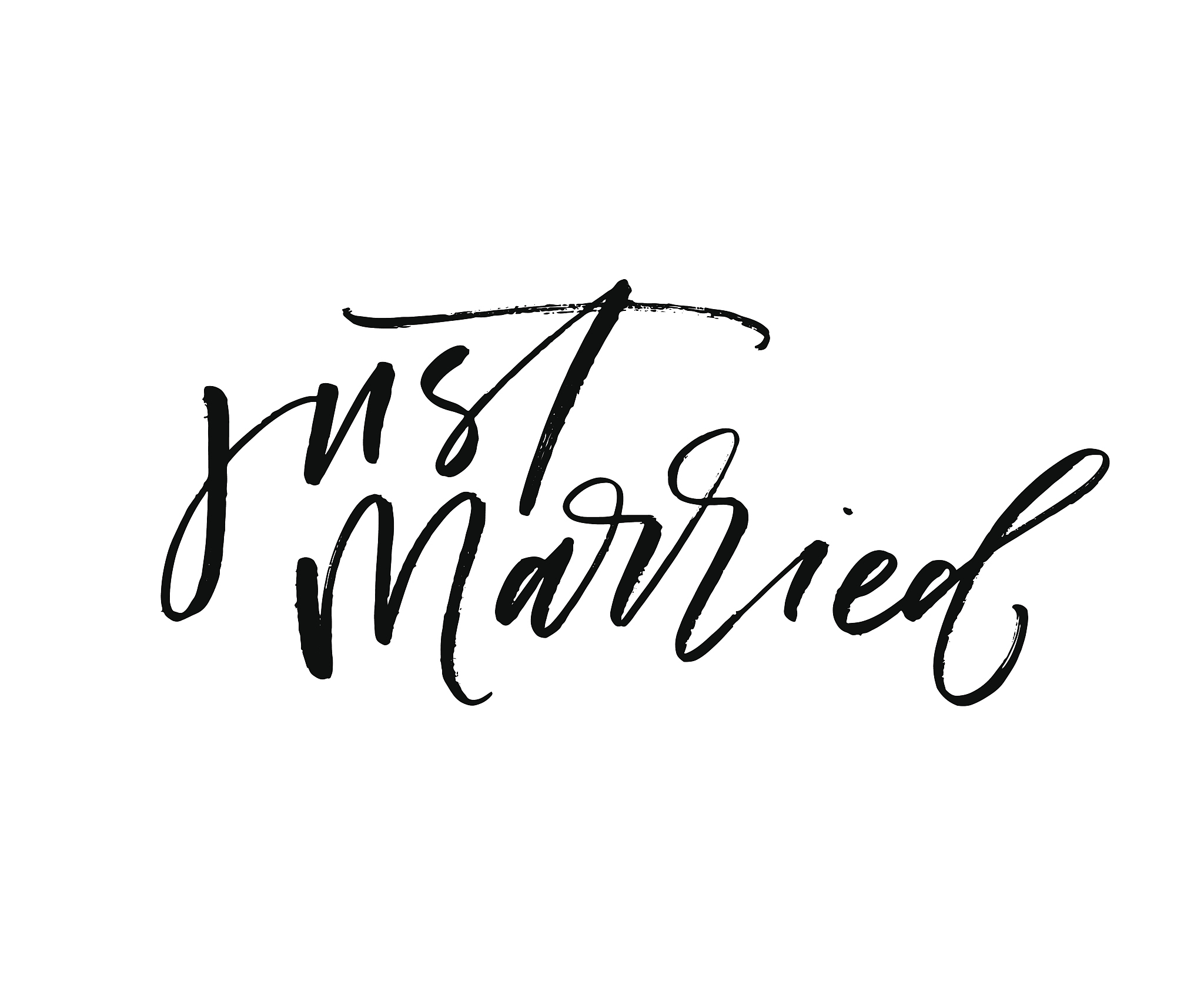 just married postcard.