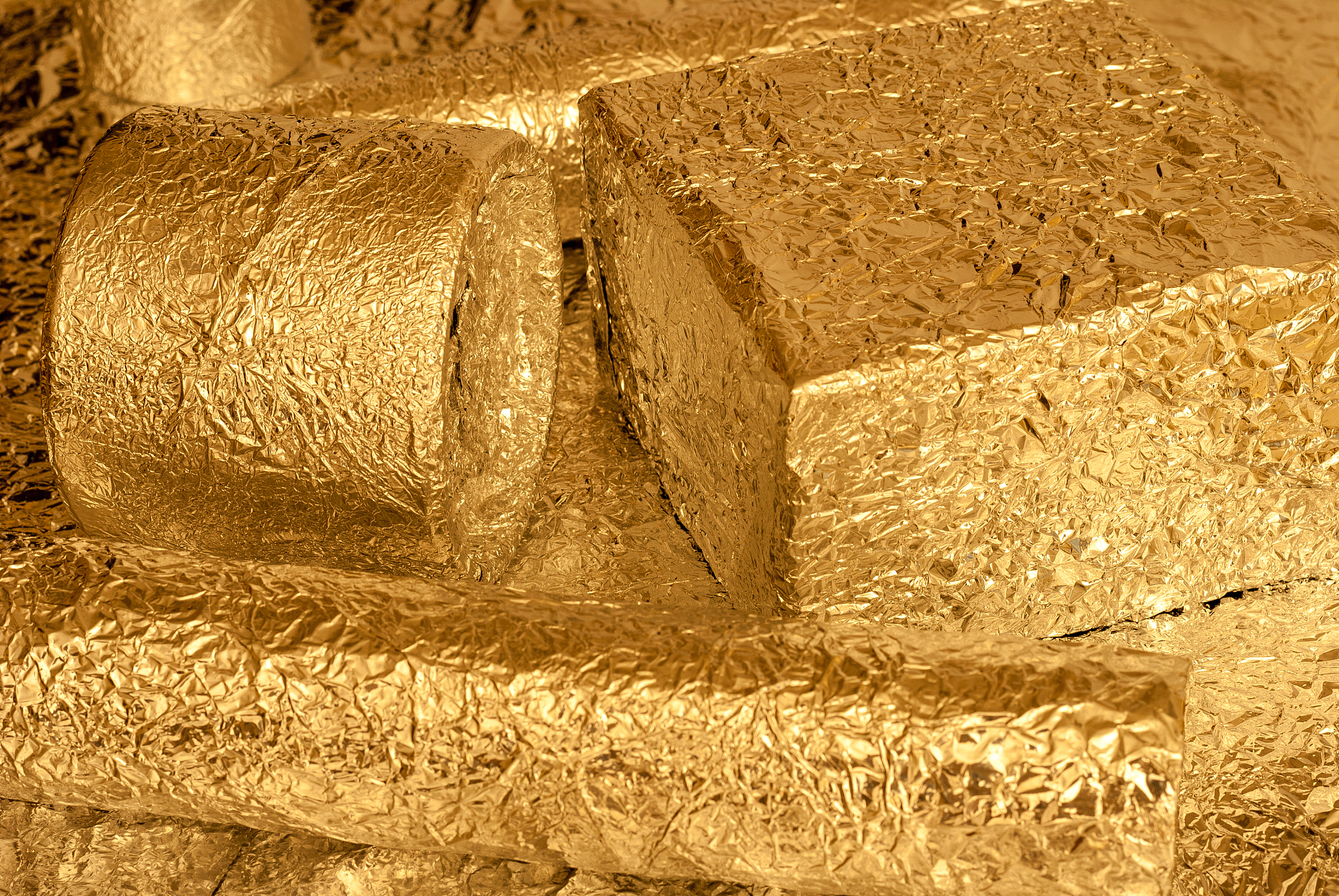 gold foil figures