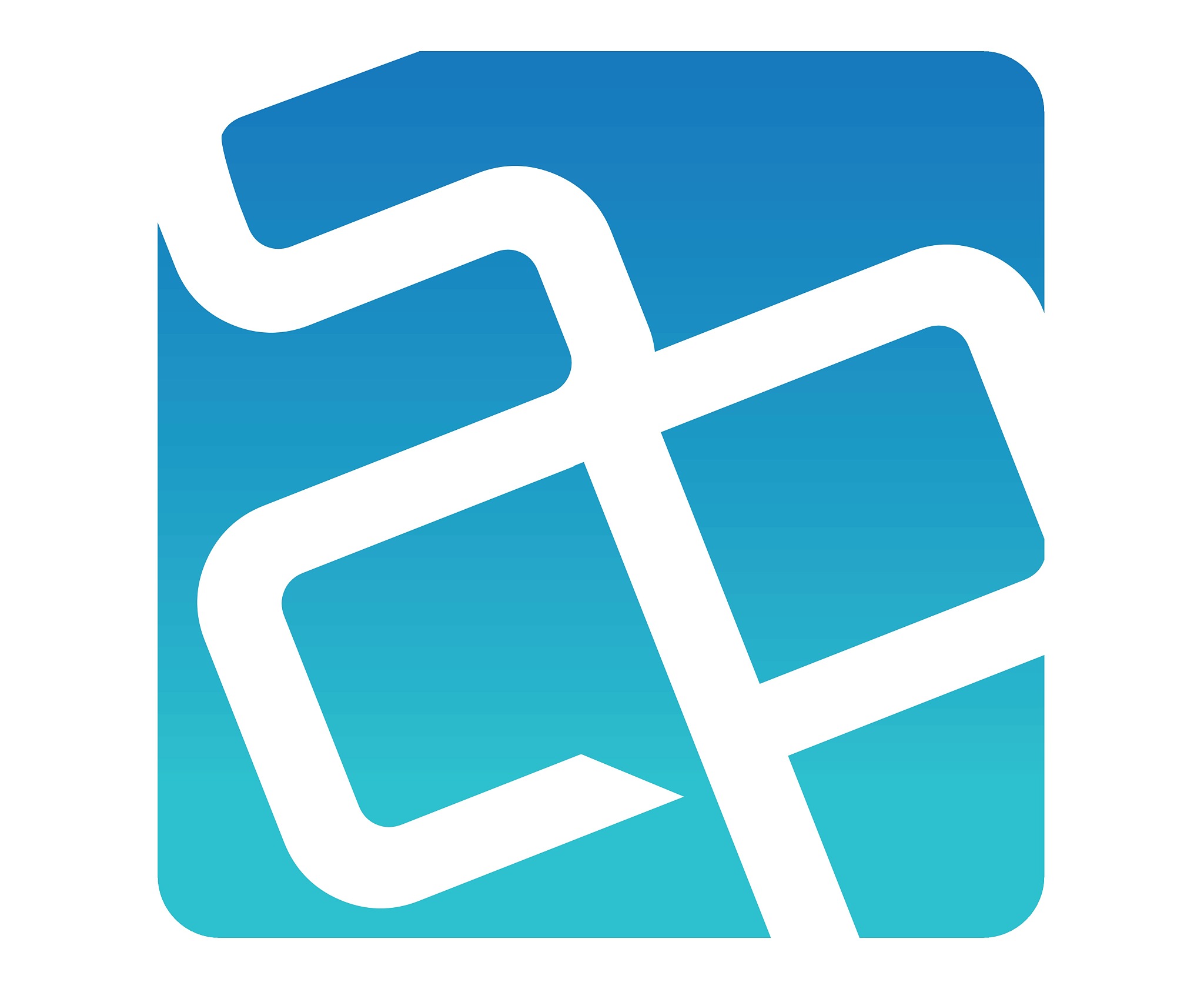 blue scp logo design