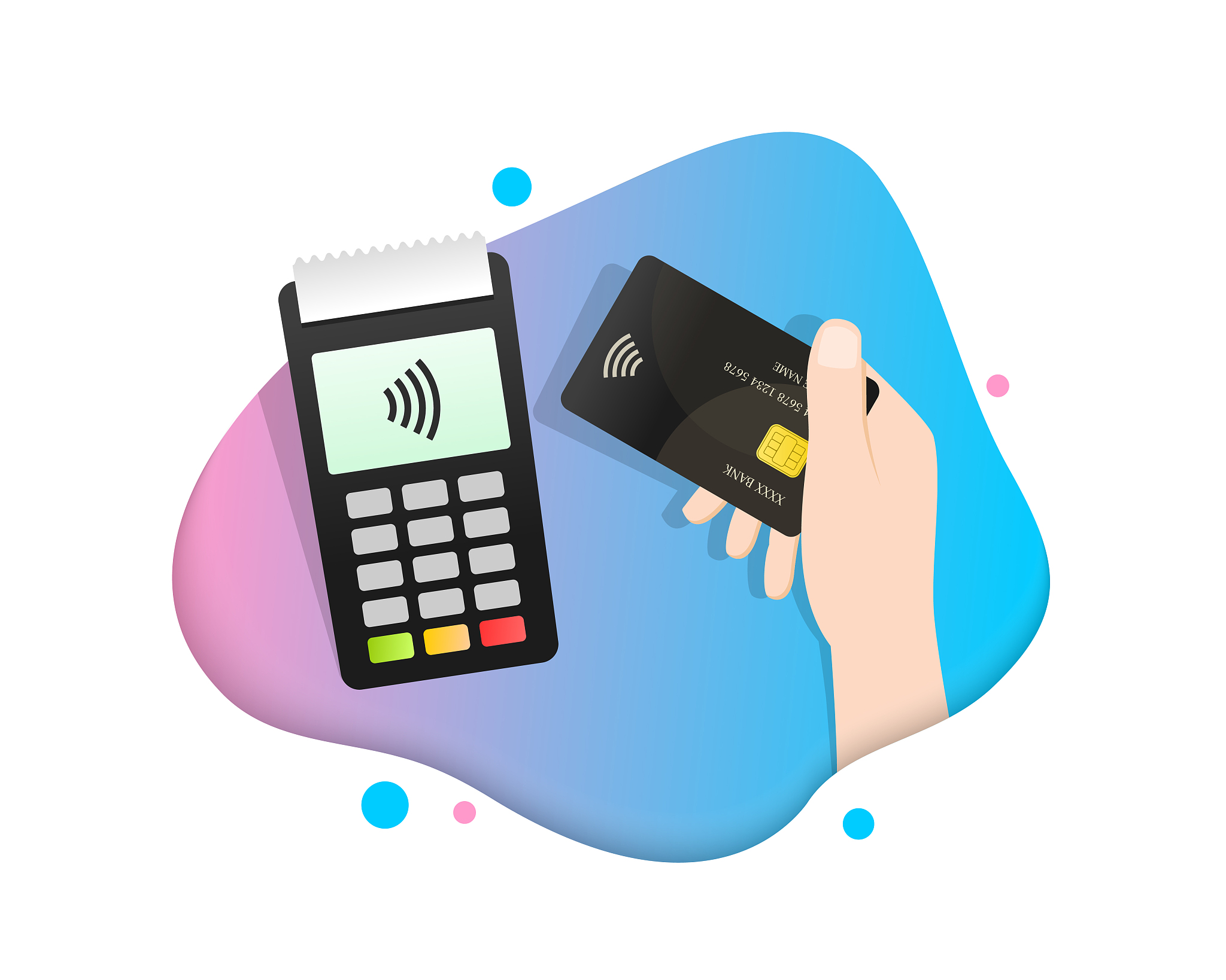 contactless payment with card