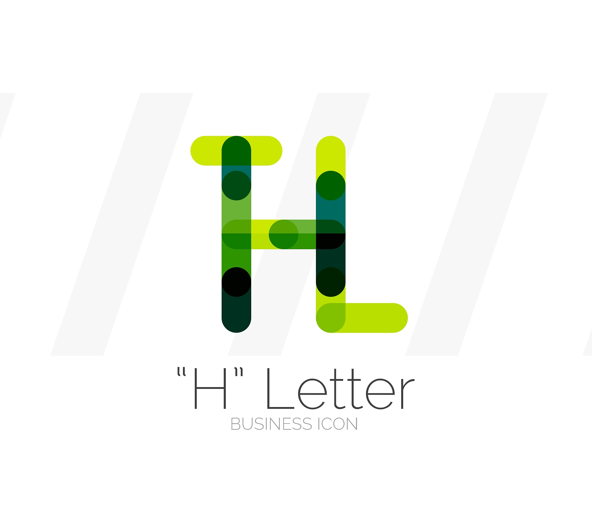 h letter logo minimal line design