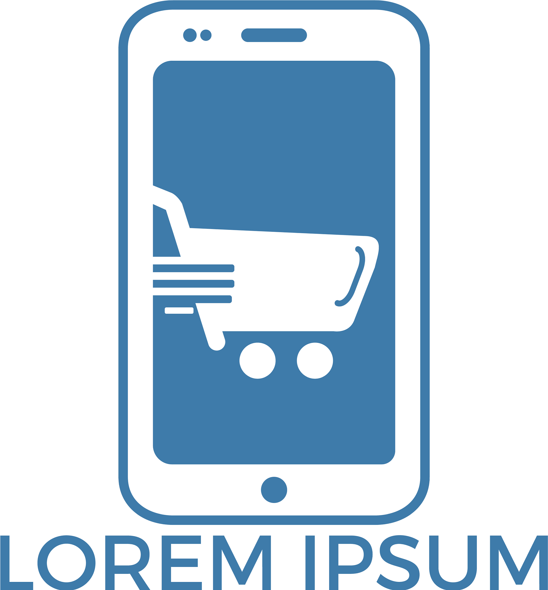 phone shop logo design