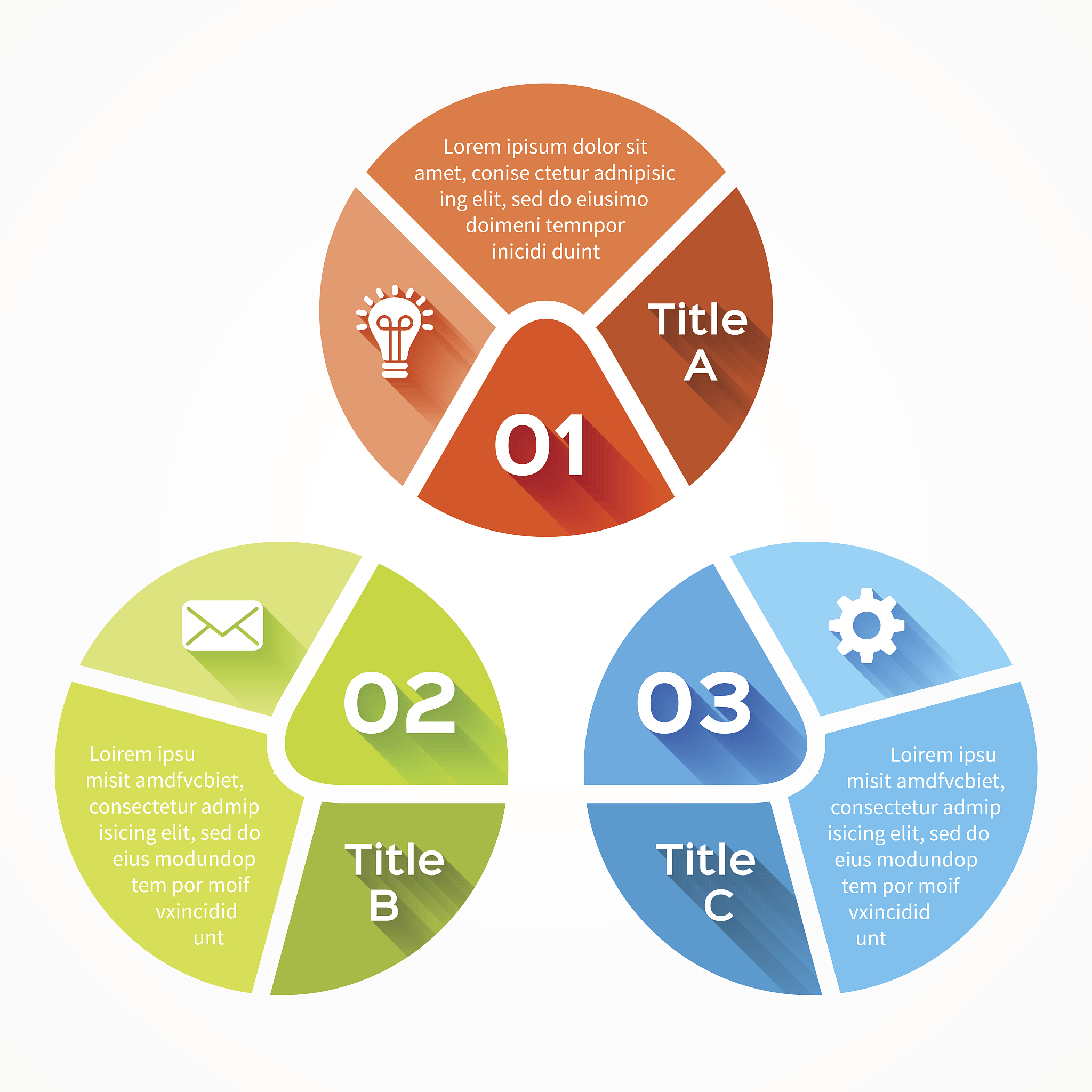 modern vector info graphic for business project