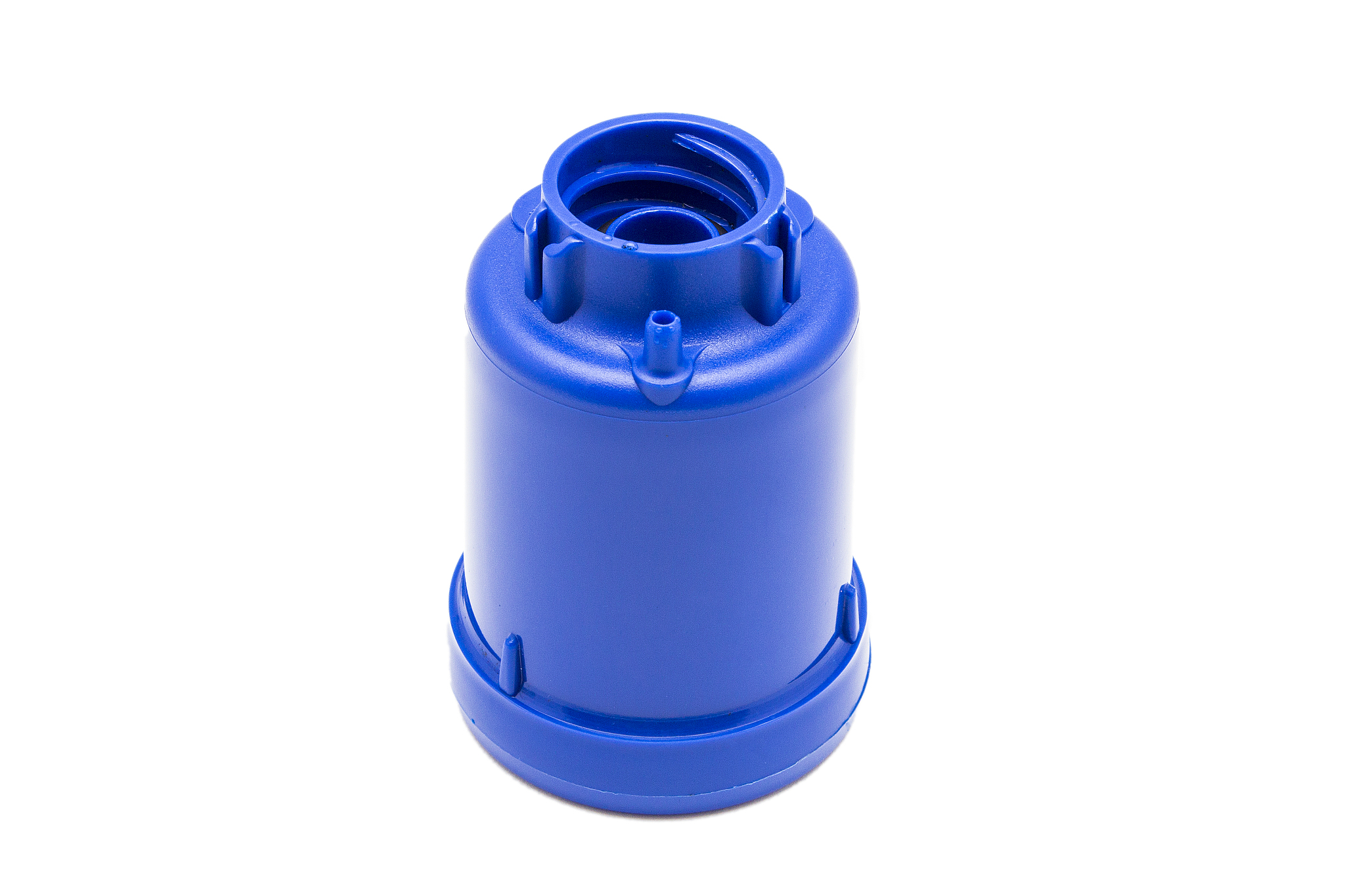 blue water filter isolated on white