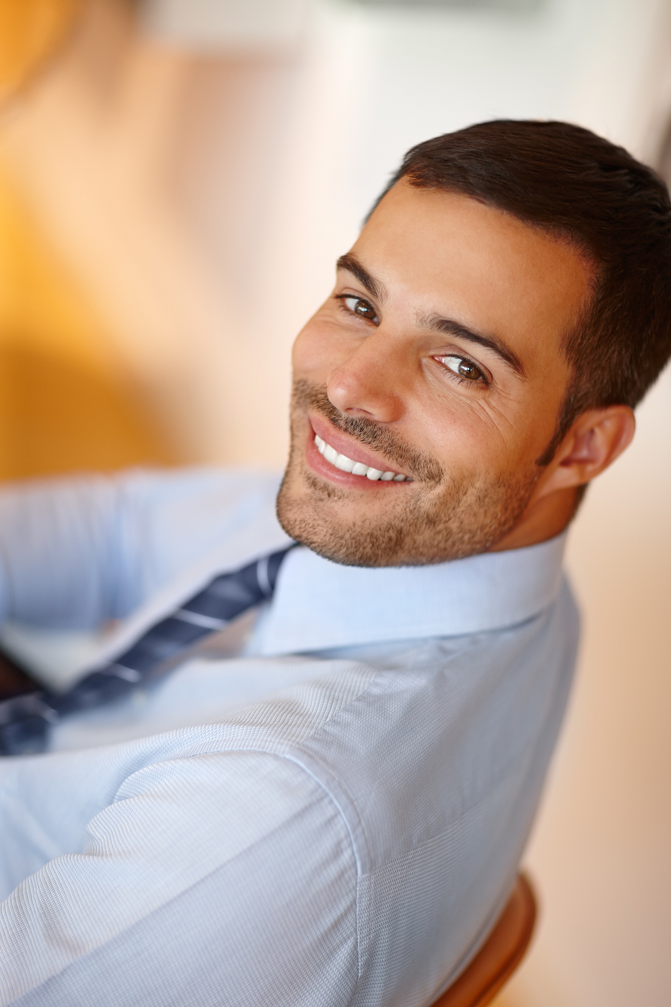his attitude draws clients in...