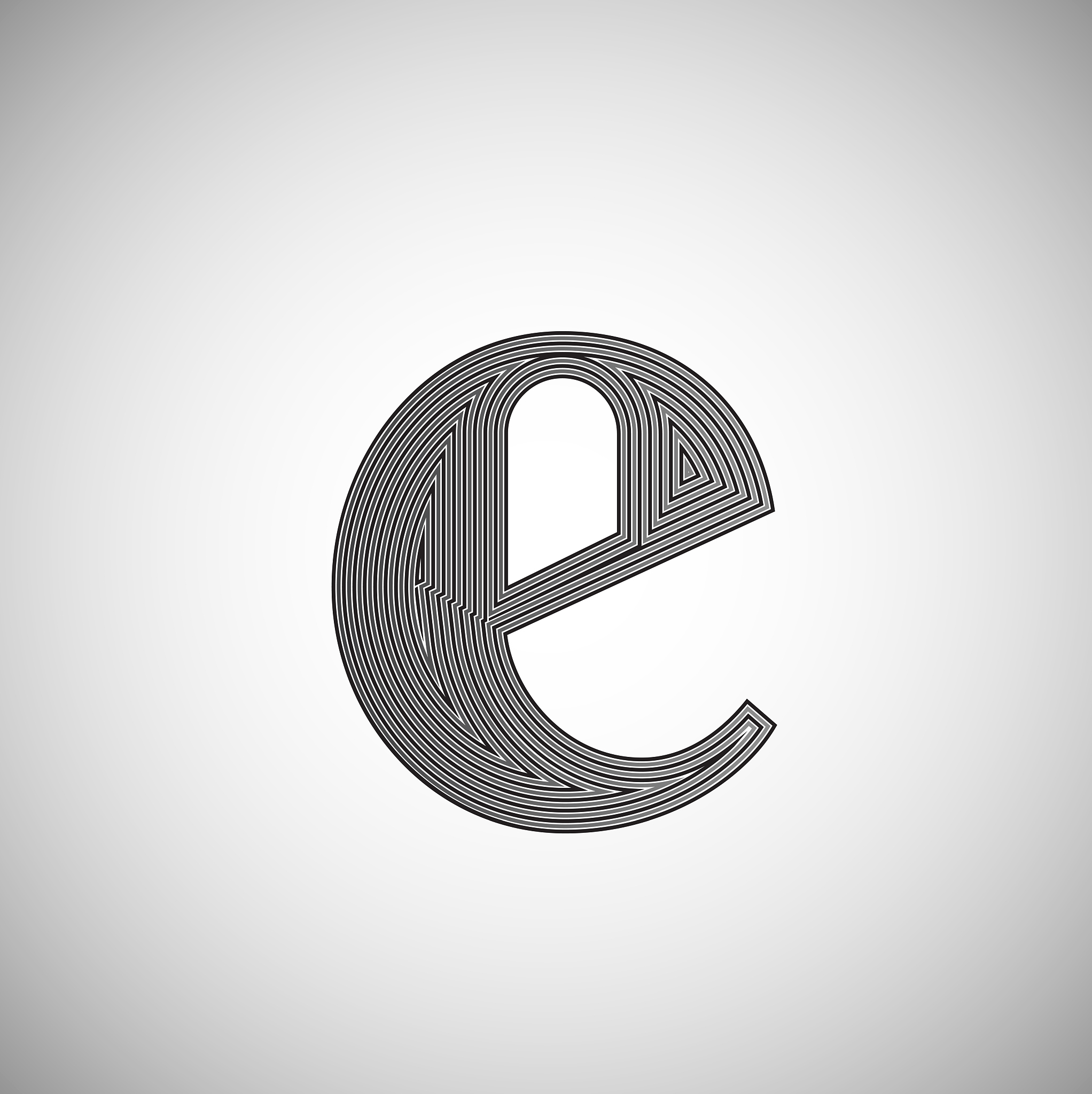 ink saver character - less ink while printing, vector