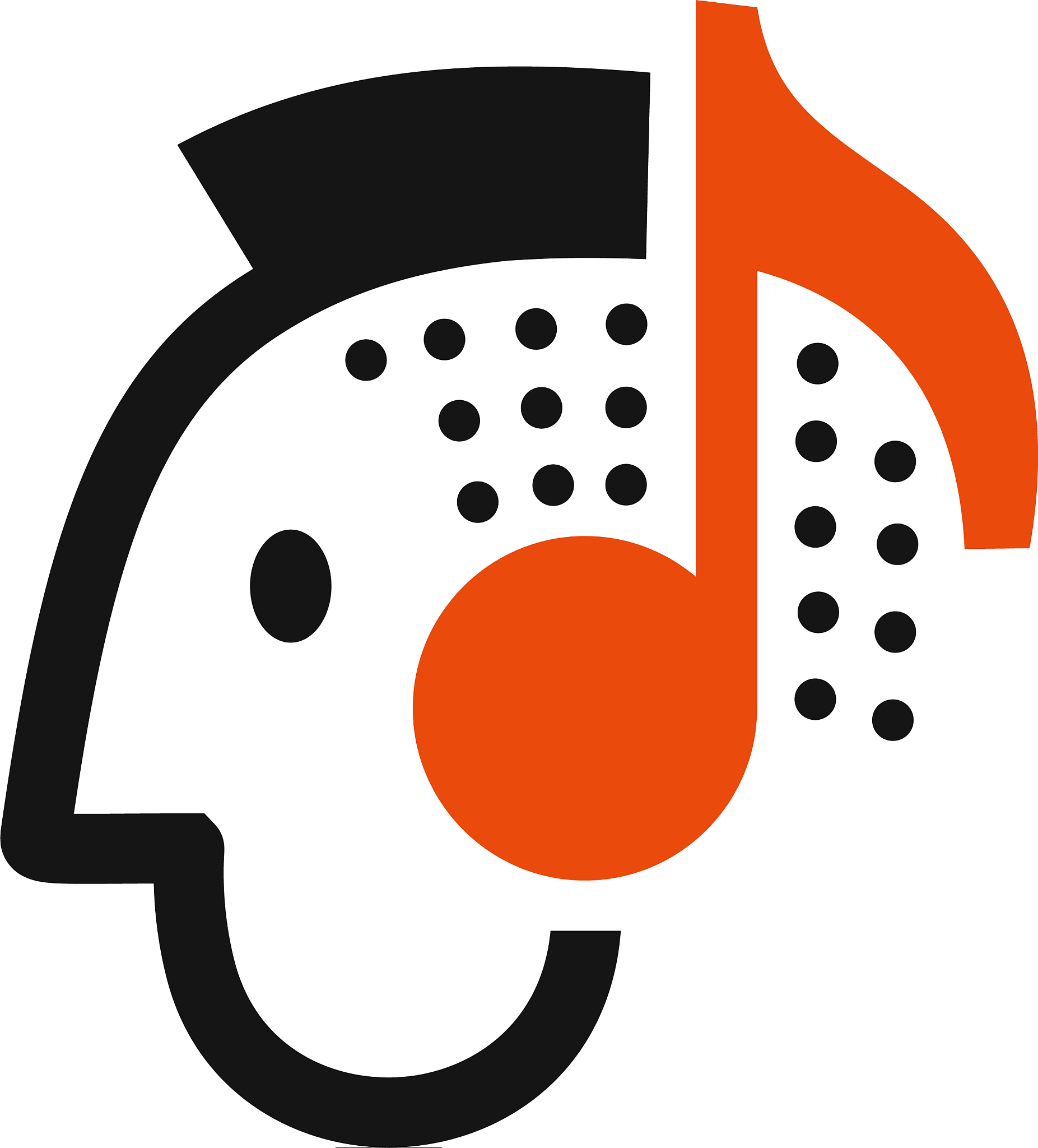 man listening to music