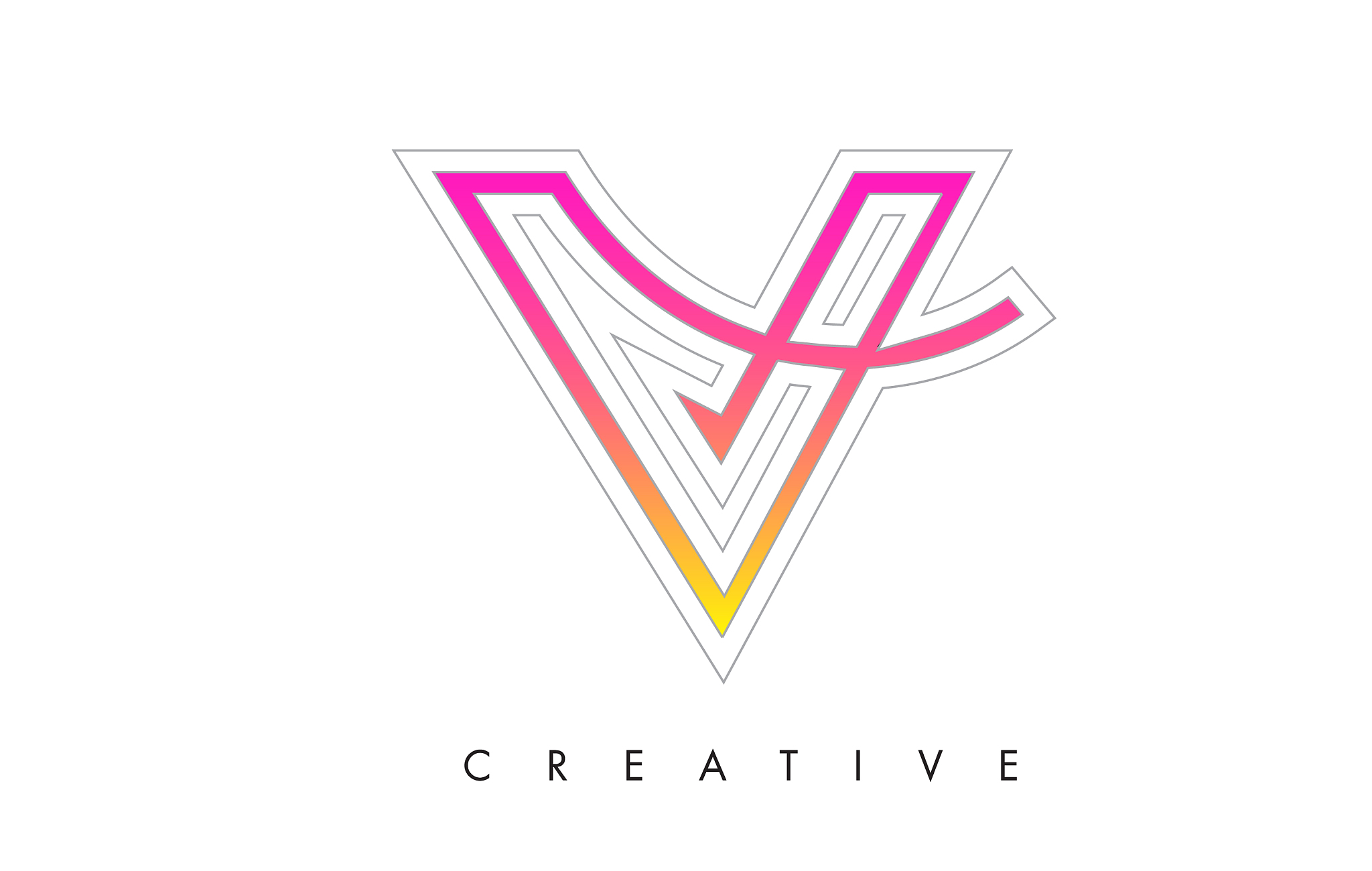 v letter design logo letter v icon logo with