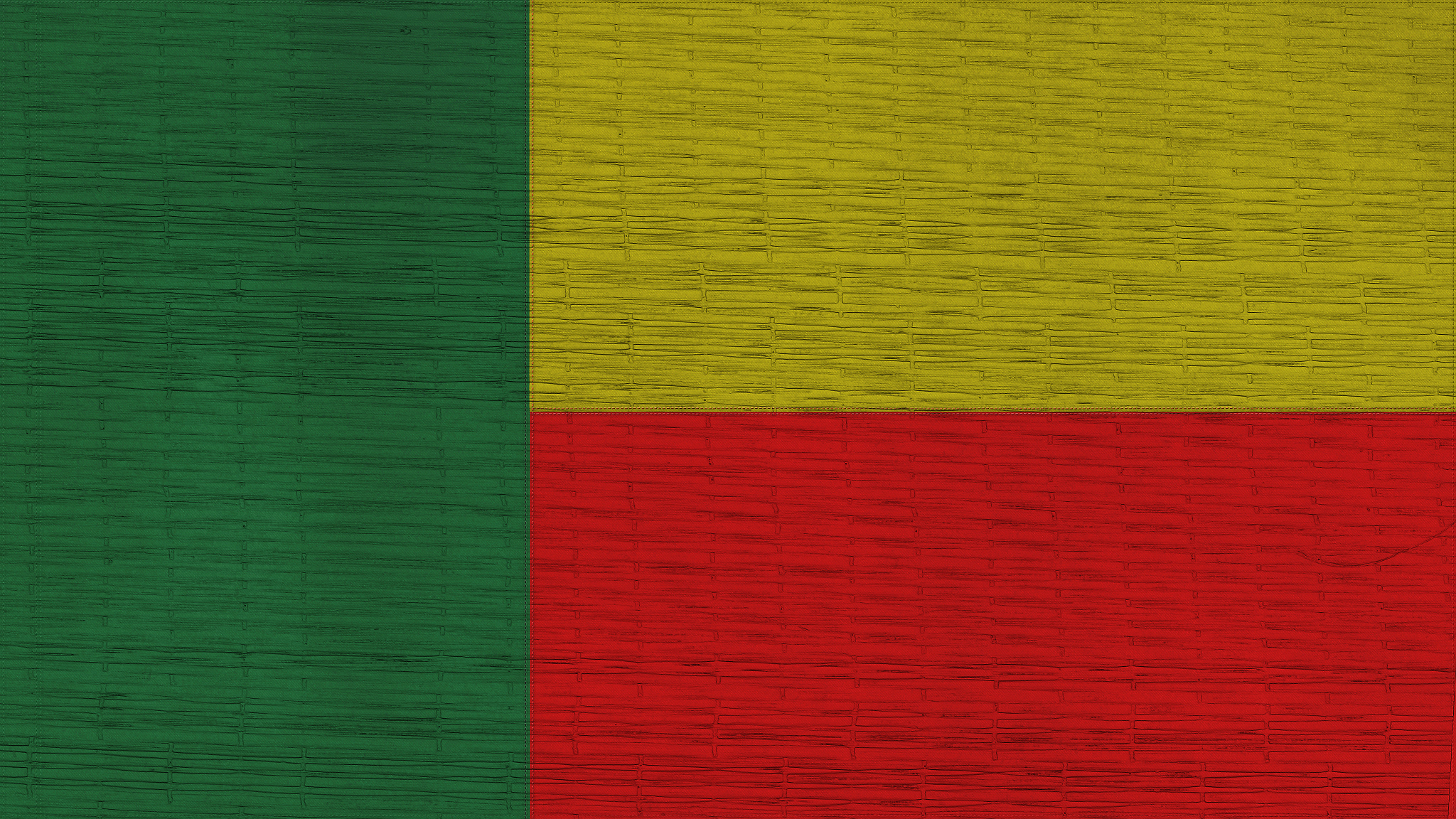 benin flag japanese mats texture
