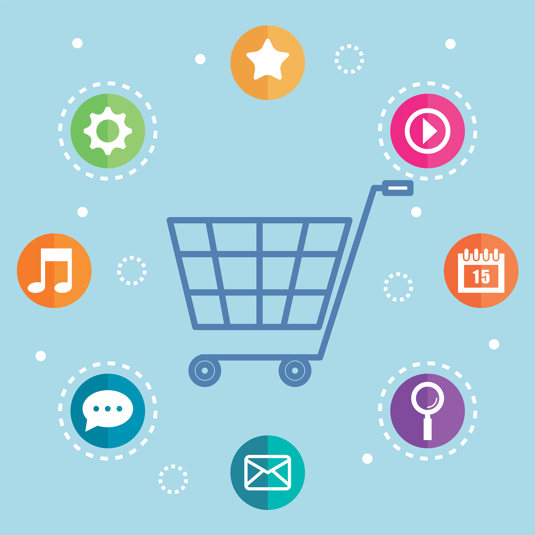 shopping online commerce market digital internet